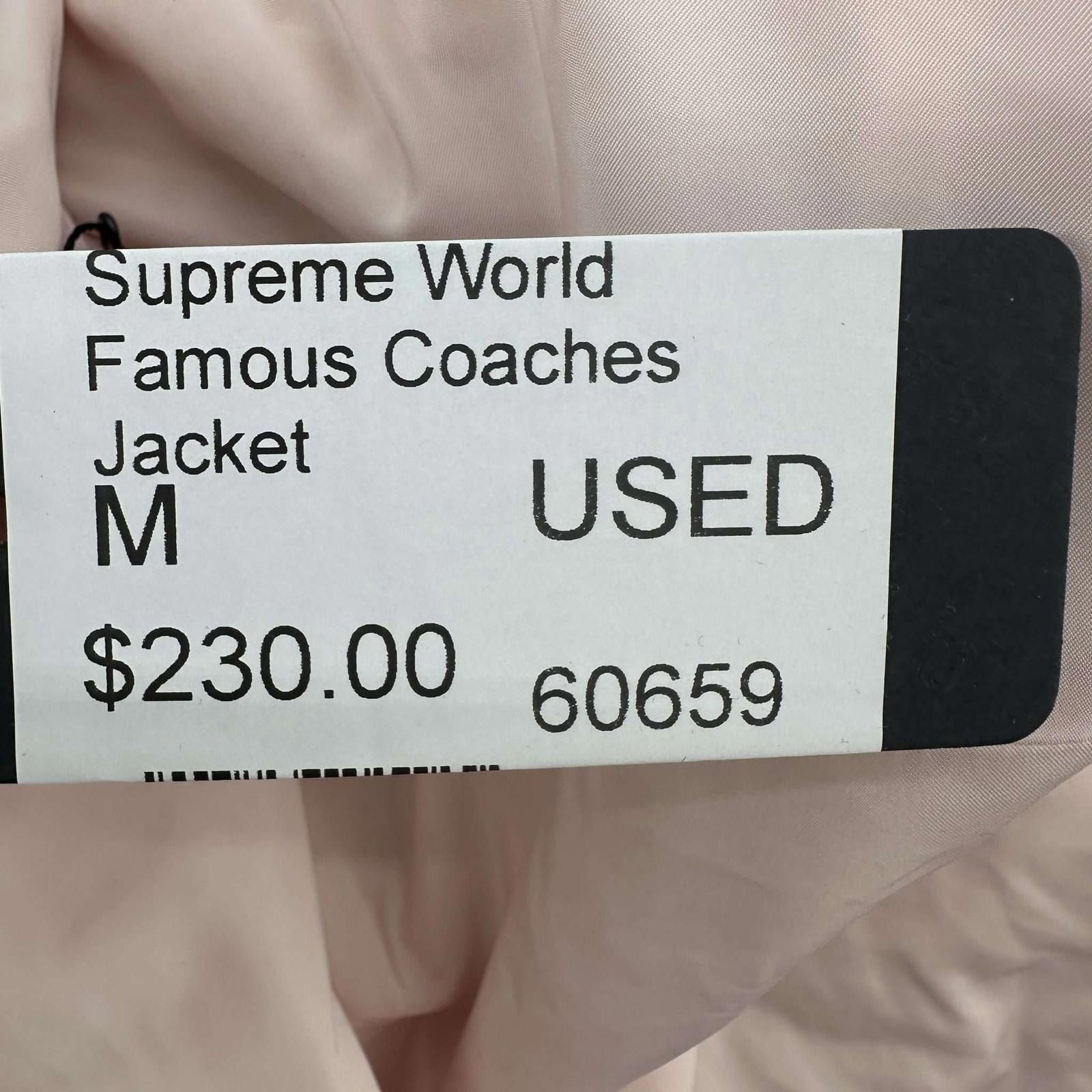 Supreme Supreme World Famous Coaches Jacket M Used Size US M / EU 48-50 / 2 - 4 Thumbnail