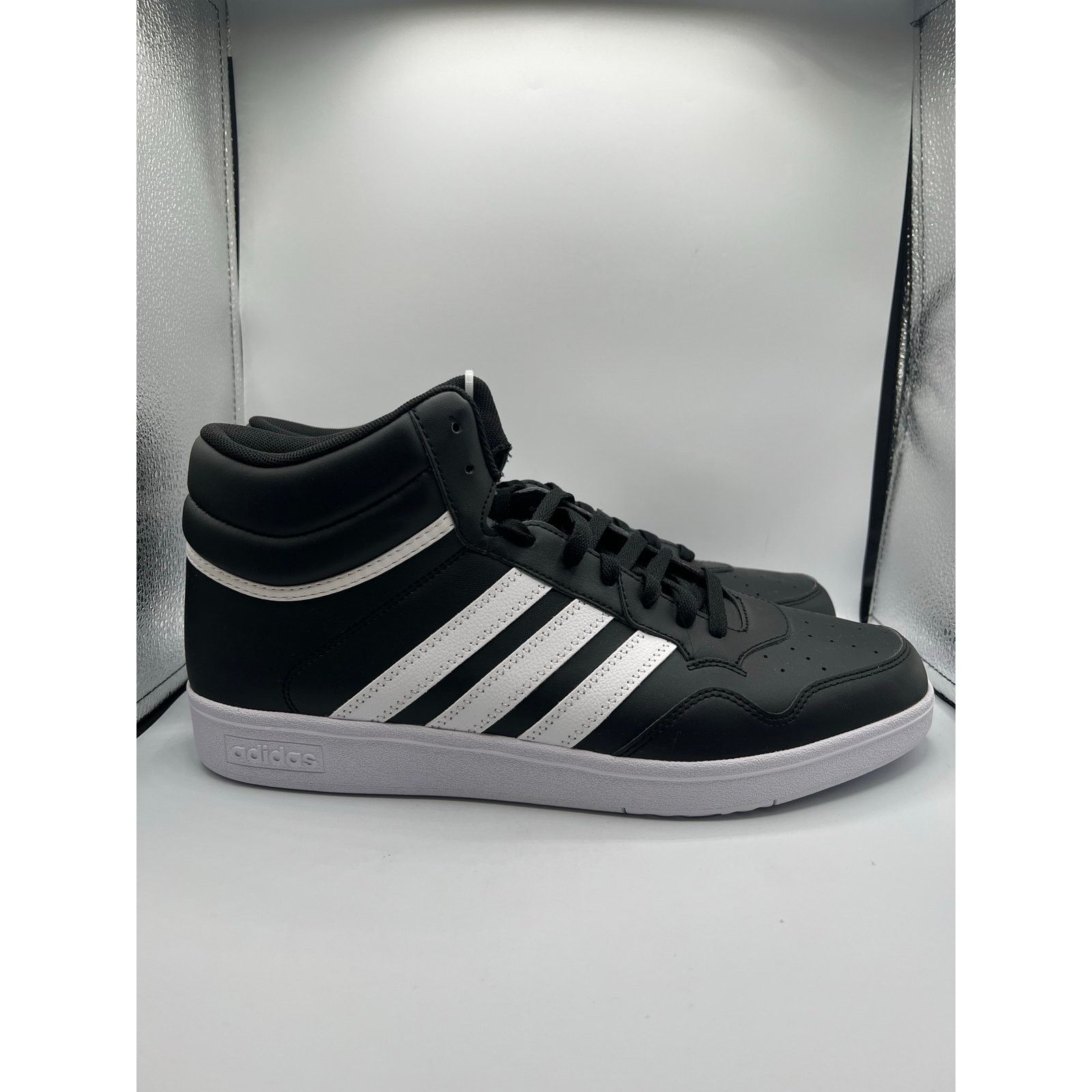 Adidas Adidas Hoops 4.0 Mid “Black White” size 13 men’s Size US 13 / EU 46 - 3 Thumbnail