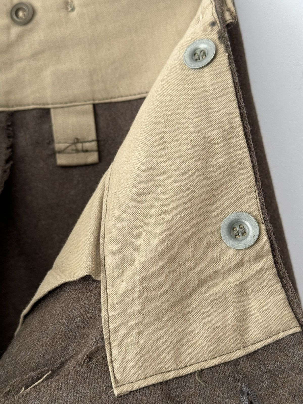 Vintage Deadstock 1942 Dated British Army 1937 Pattern BD Trousers Size US 32 / EU 48 - 5 Thumbnail