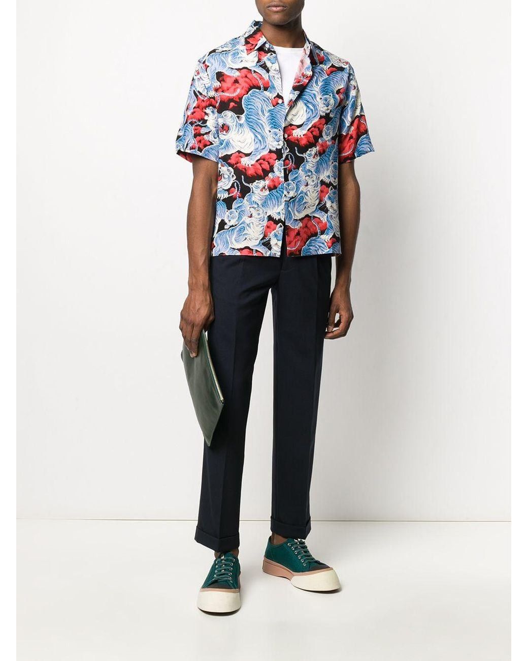 Sandro FREE SHIPPING!! - Tiger Print Shirt Size US L / EU 52-54 / 3 - 5 Thumbnail