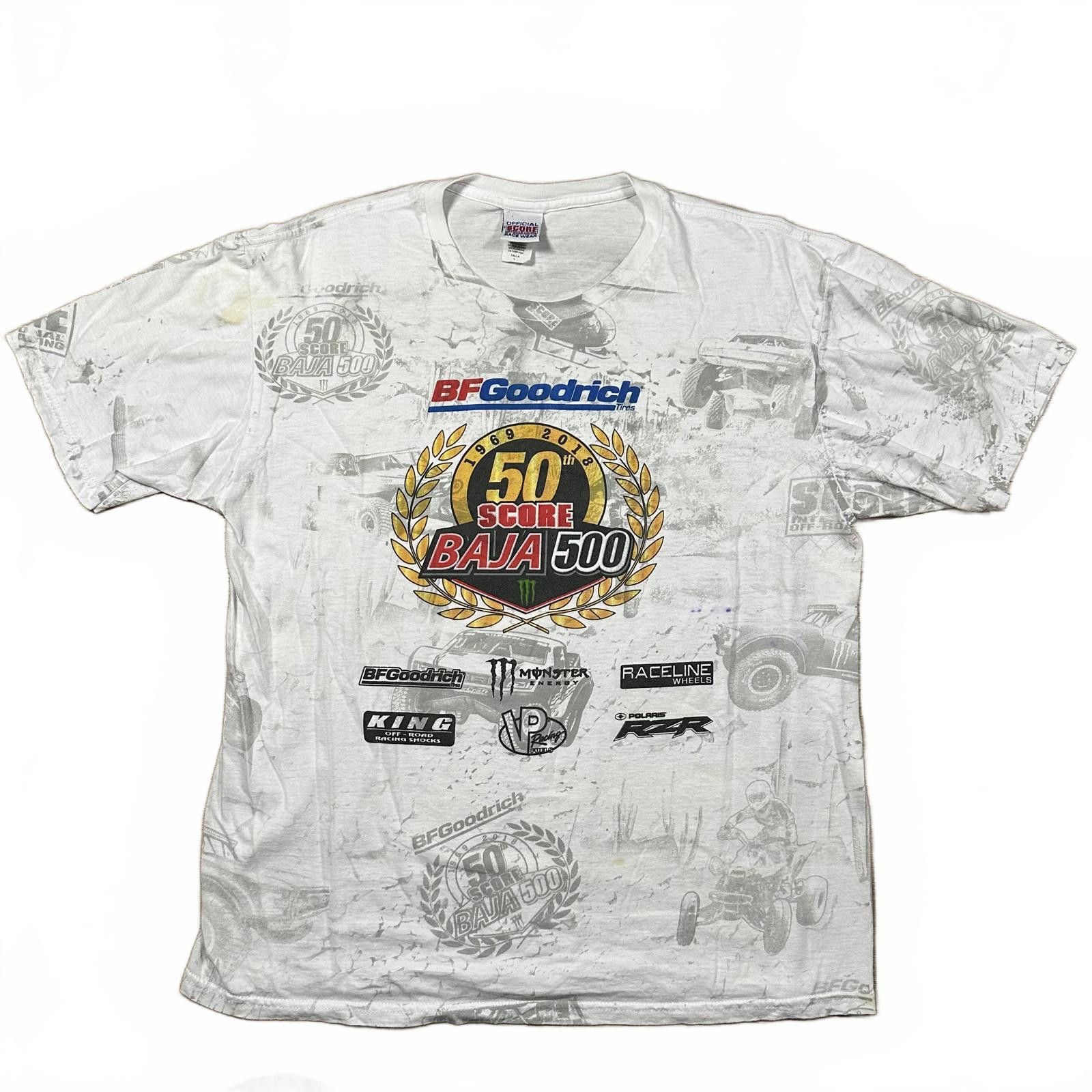 Other BFGoodrich Mens T-shirt Large White Baja 500 Racing Graphic Size US L / EU 52-54 / 3 - 1 Thumbnail
