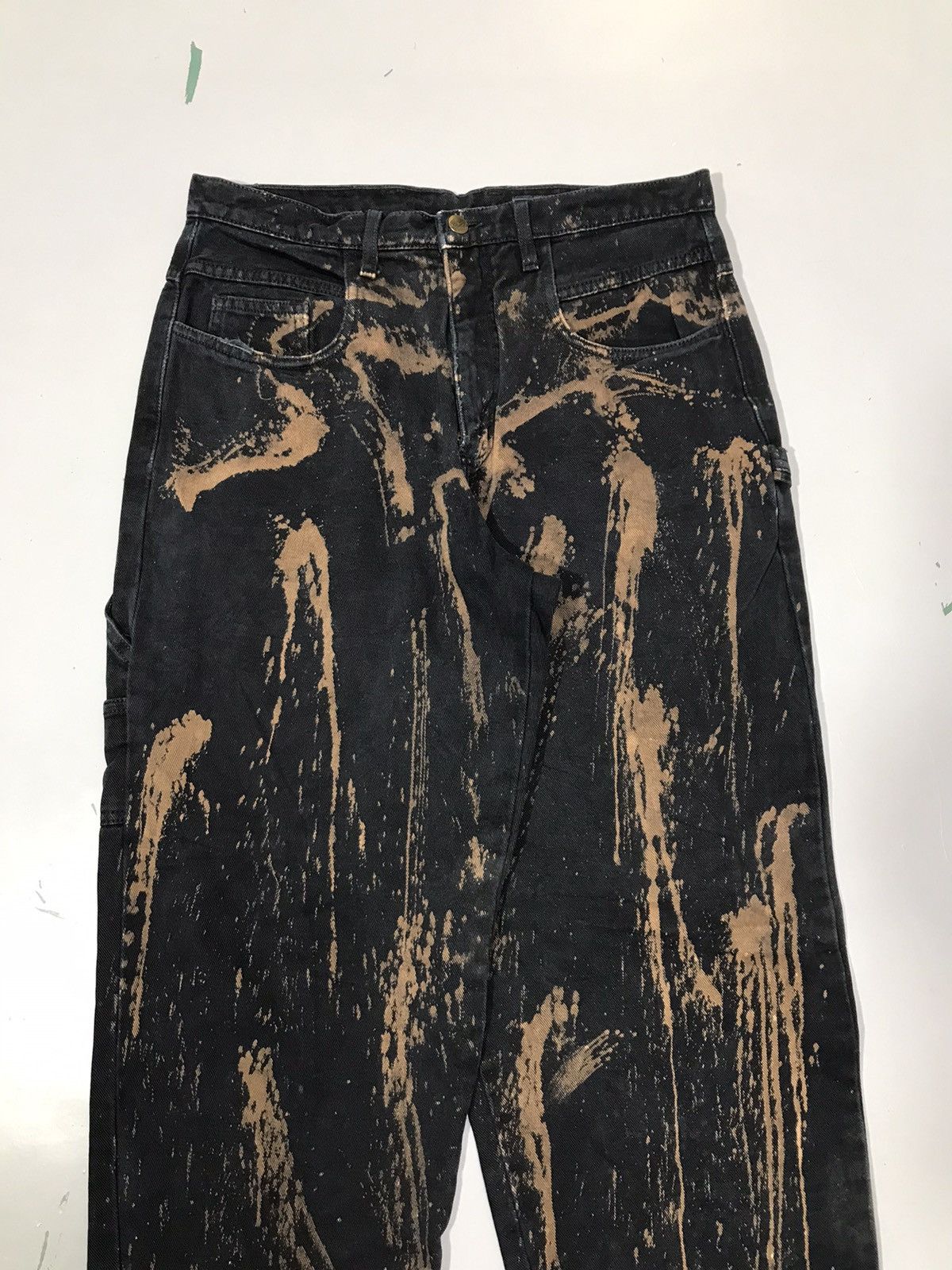 Karl Kani Vintage Karl Kani bleached splatter carpenter denim Size US 32 / EU 48 - 4 Thumbnail