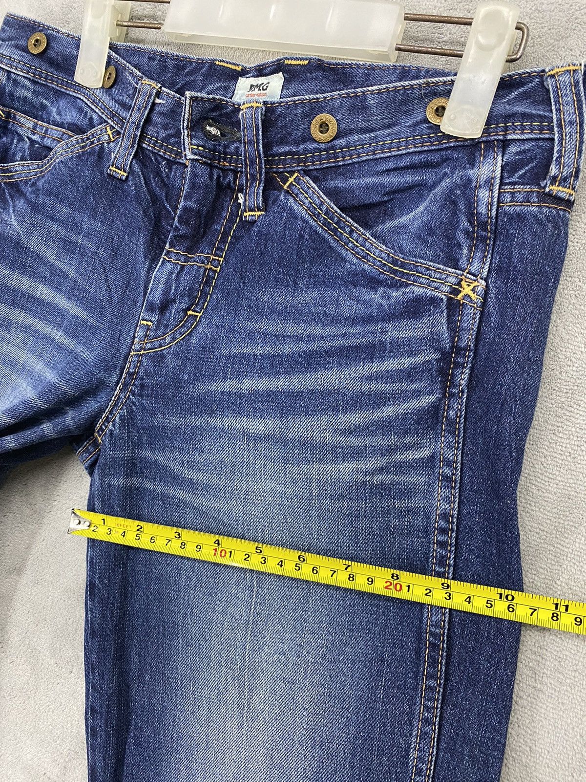 Hysteric Glamour × Japanese Brand × Spellbound JAPANESE BRAND D.M.G FADED BLUE DENIM JEANS Size US 30 / EU 46 - 14 Thumbnail