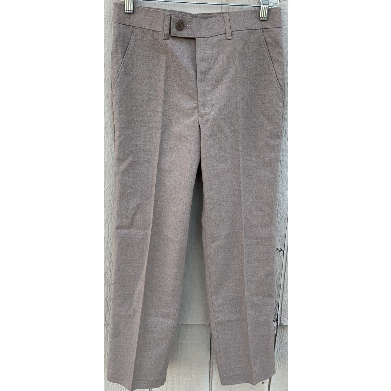Vintage VINTAGE Jive Casualwear Pants 31 31 Waist 30.5 Inseam 31 Brown Polyester Viscose Unisex Adults 70s 1970s Snug Fitting Hippie Style Mens Womens Size 24" / US 00 / IT 34 - 5 Thumbnail
