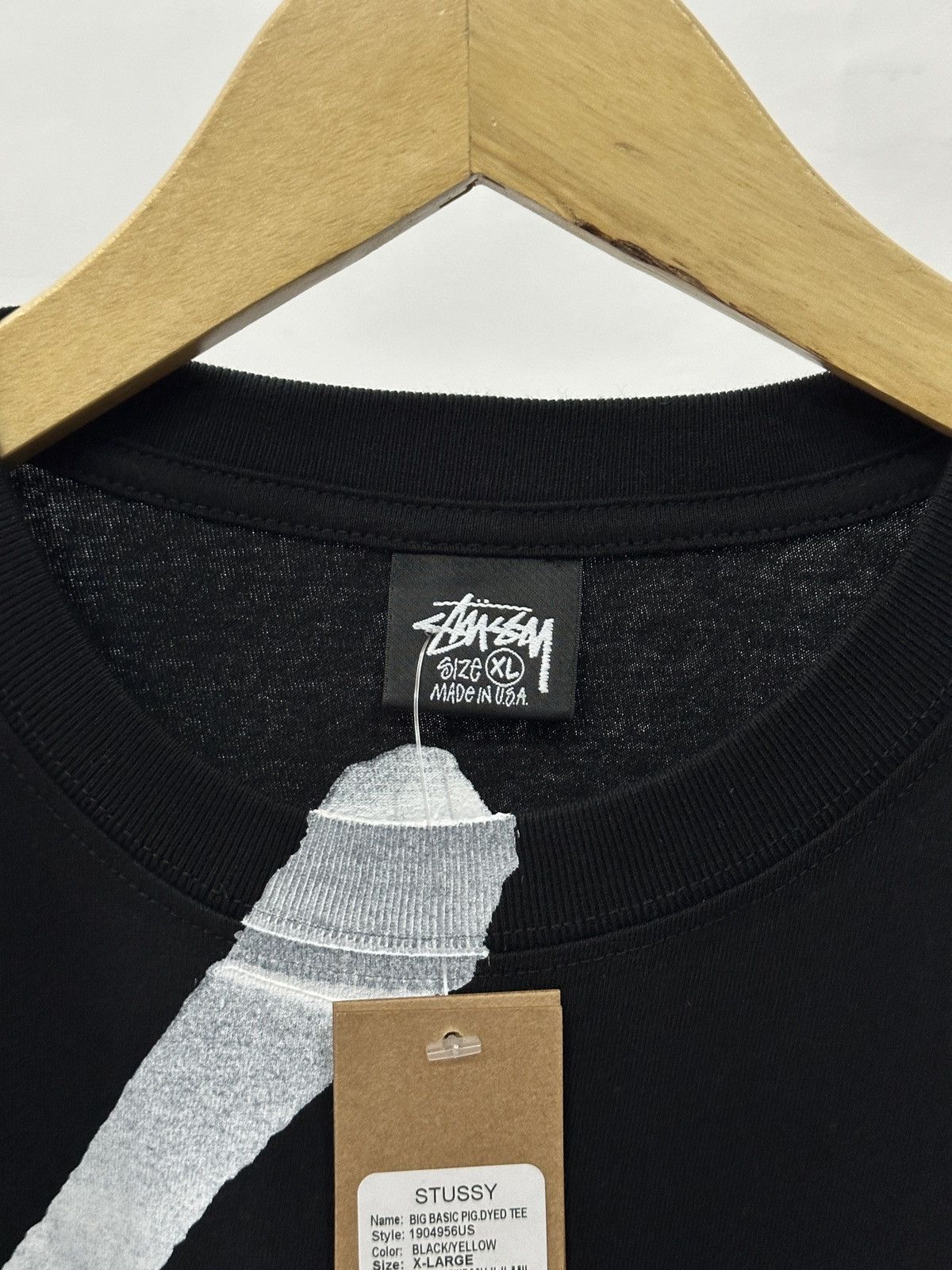 Stussy Stussy tee Big Basic Pig. Dyed Size US XL / EU 56 / 4 - 2 Thumbnail
