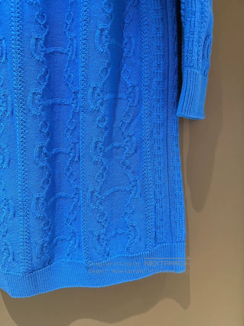 Hermes Hermes Jacquard Knit Dress Size XXS / US 00 / IT 34 - 5 Thumbnail
