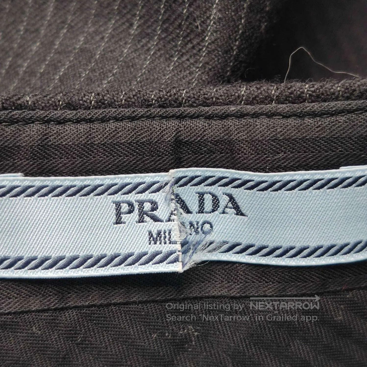 Prada Prada Black Wool Knee. Size 37" - 3 Thumbnail