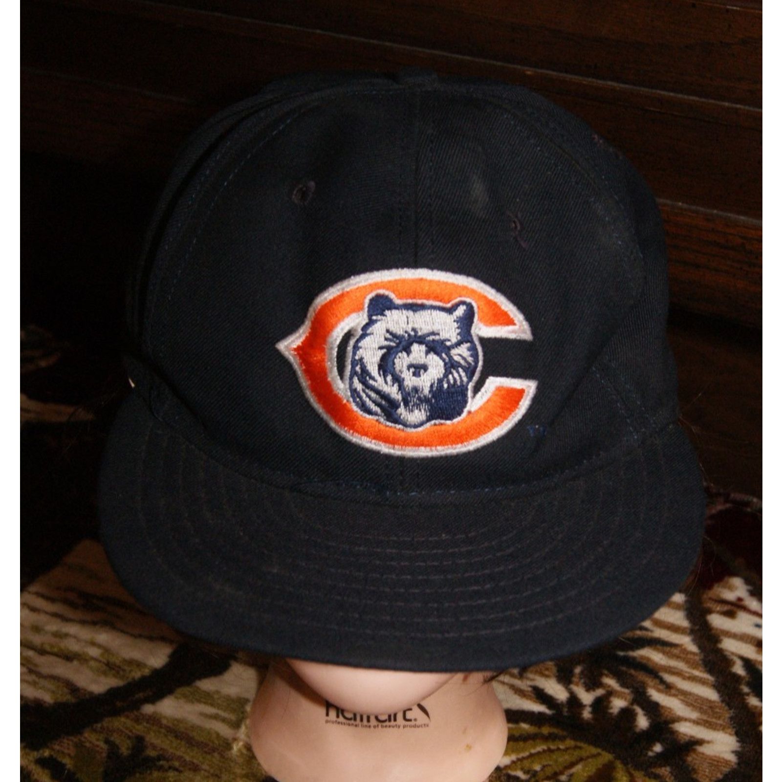 American Needle VTG Chicago Bears American Needle Fitted 71/2 Hat Cap USA Size ONE SIZE - 3 Thumbnail