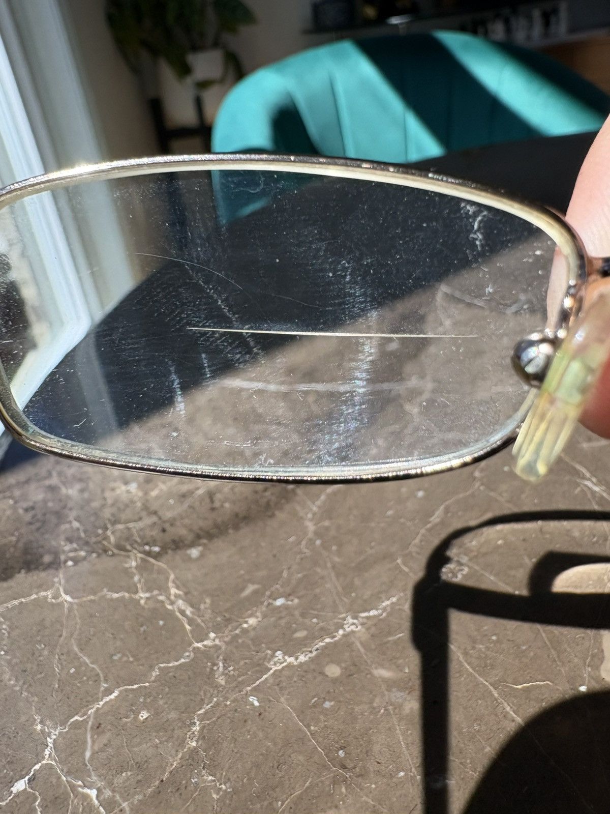 Fendi FENDI F769R Vintage 80s 90s Silver Rectangle Eyeglasses READ Size ONE SIZE - 13 Thumbnail