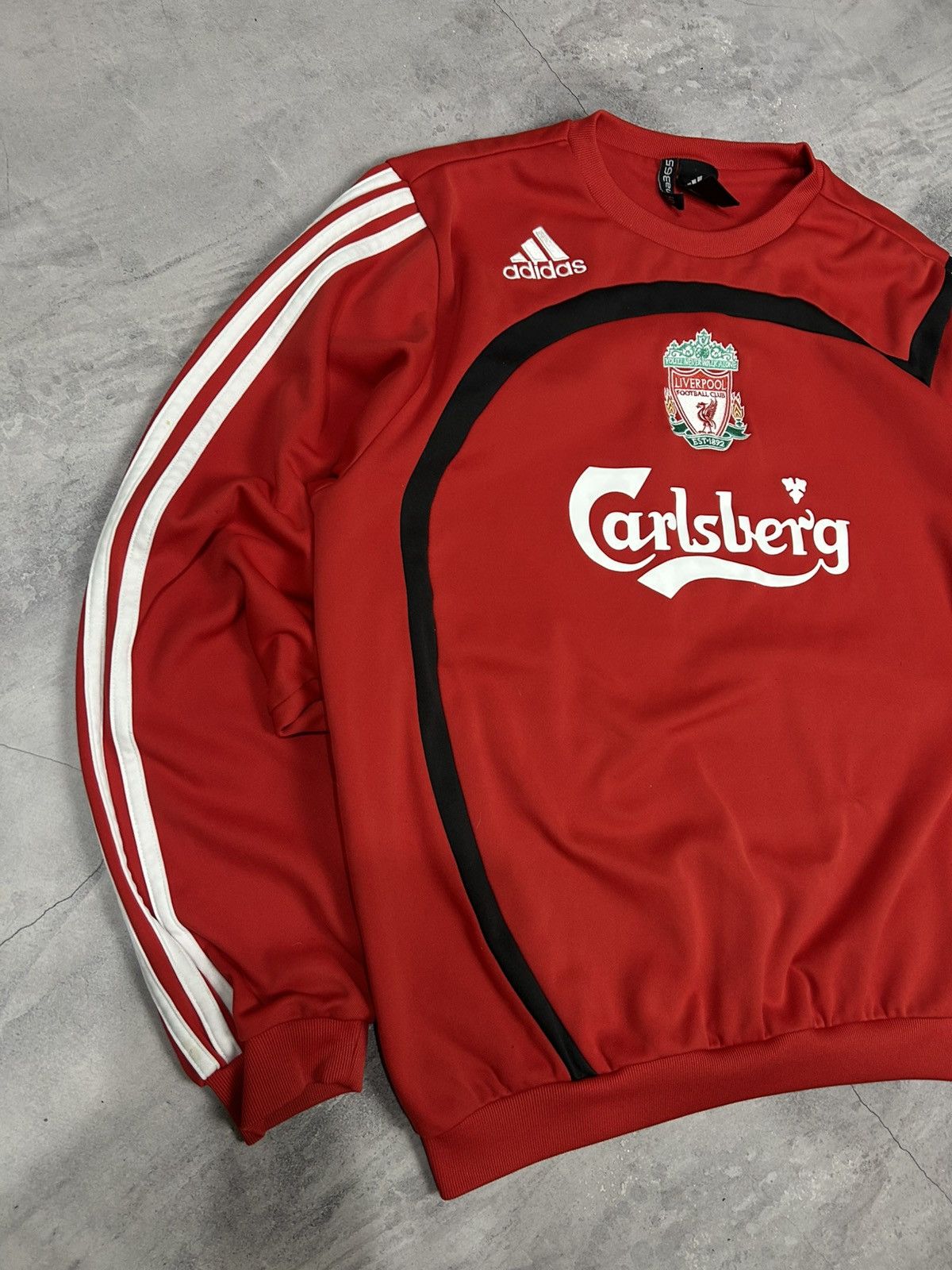 Adidas Vintage Adidas Liverpool Football 9 Sweatshirt Soccer Track Size US S / EU 44-46 / 1 - 3 Thumbnail