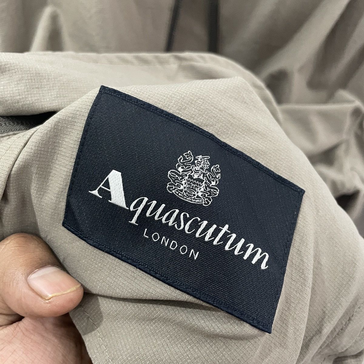 Aquascutum × Japanese Brand Vintage Aquasqutum Zipper Ups Jacket Size US M / EU 48-50 / 2 - 5 Thumbnail