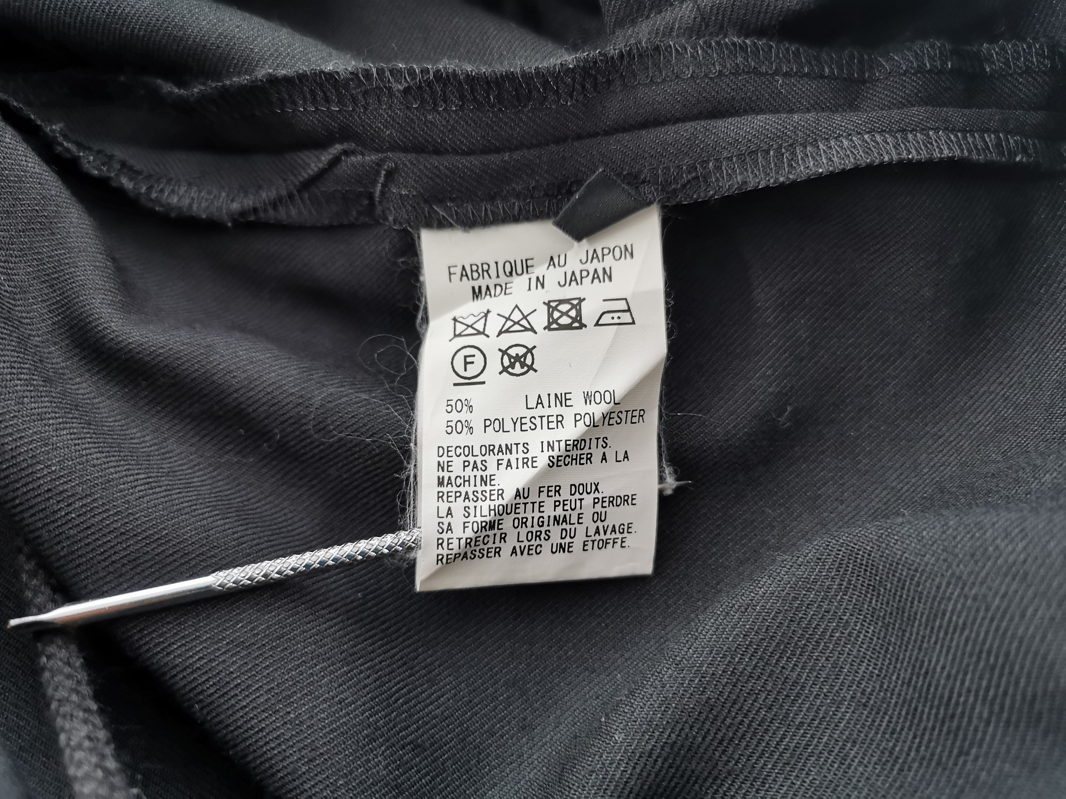 Yohji Yamamoto Vintage Ground Yohji Yamamoto Trouser Pants Made In Japan Size US 32 / EU 48 - 8 Thumbnail