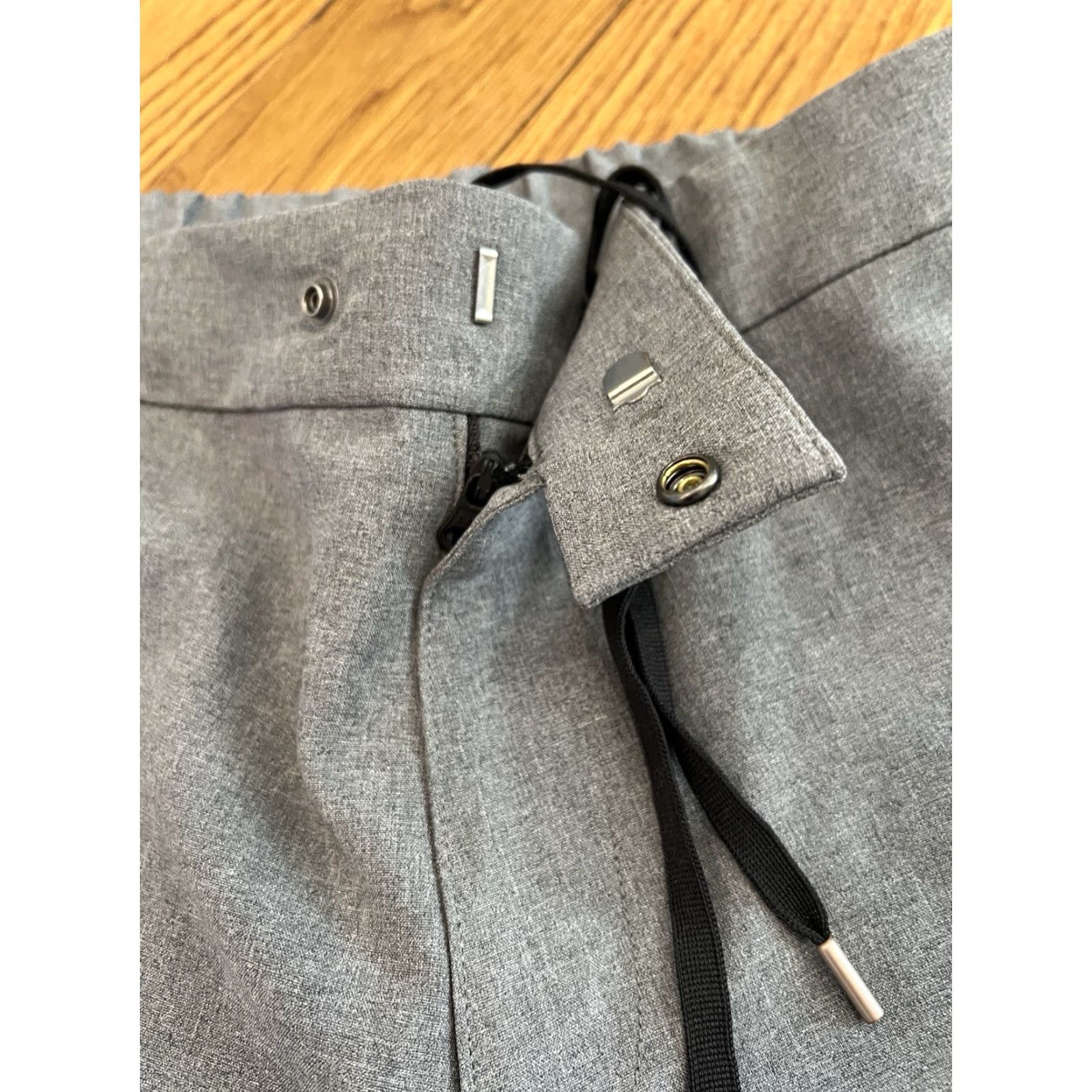 Bonobos Bonobos Pants M Gray Off Duty Chino Joggers Tapered Ankle Travel Commute Office Size US 31 - 4 Thumbnail