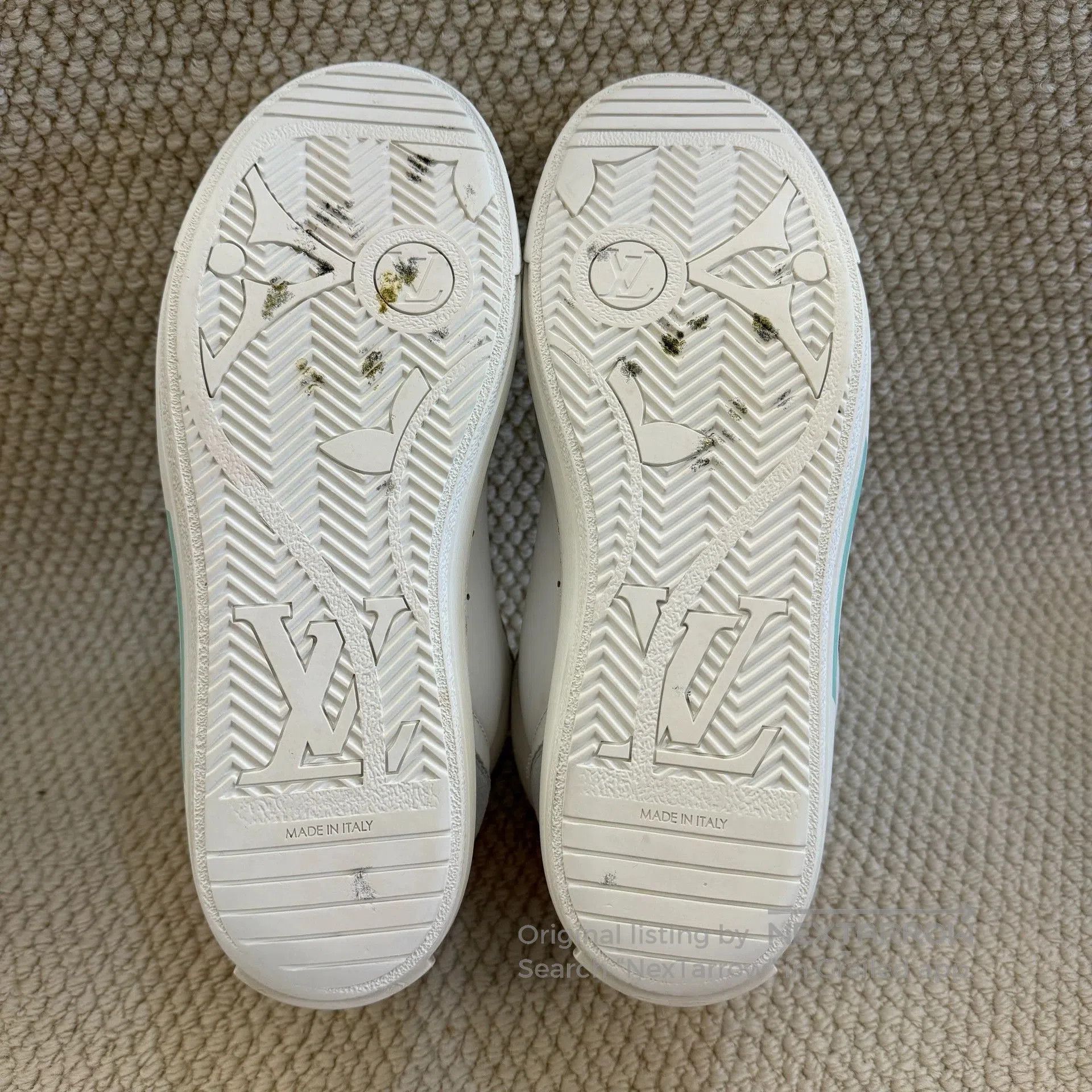 Louis Vuitton louis vuitton high-top sneakers in white gray. Size US 9 / EU 42 - 7 Thumbnail