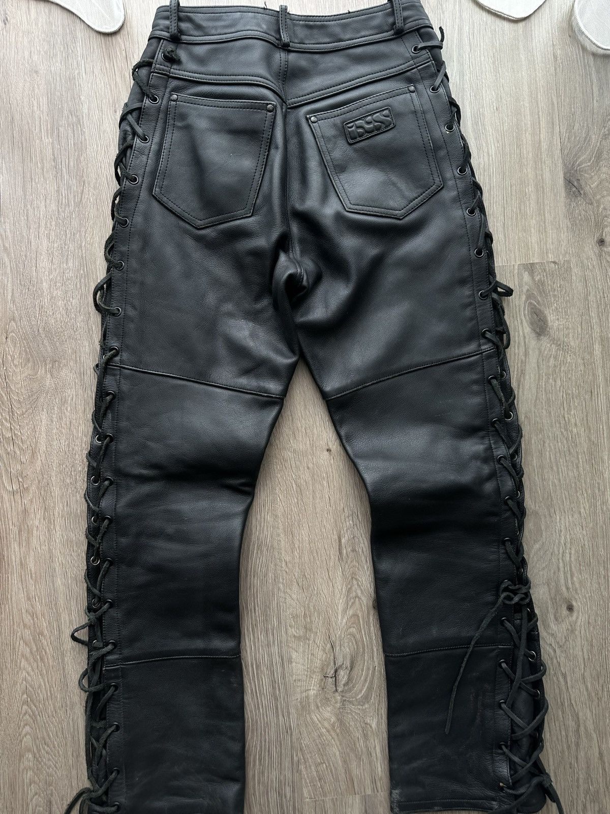 Genuine Leather × Vintage Vintage Genuine Leather Cowboy Black Pants Size US 30 / EU 46 - 8 Thumbnail