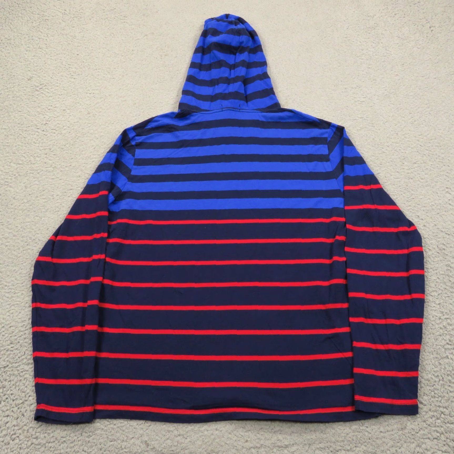 Polo Ralph Lauren Polo Ralph Lauren Hoodie Men Large Navy Red Pony Lightweight Hooded Shirt PRL (Crew Neck, Long Sleeve, Knit Cotton, Embroidered Logo) Size US L / EU 52-54 / 3 - 6 Thumbnail