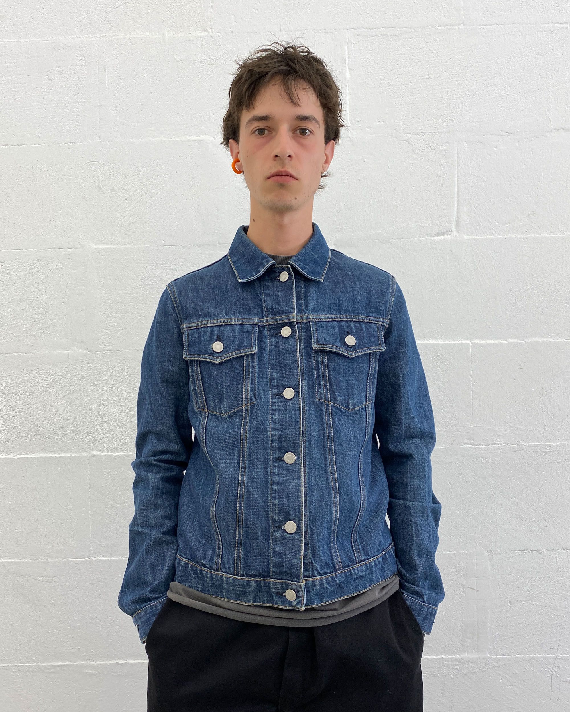 Helmut Lang 2000s Classic Denim Jacket Size M / US 6-8 / IT 42-44 - 3 Thumbnail