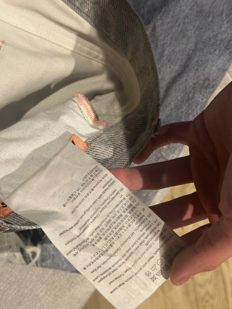 Acne Studios acne studios 3D-printed flared jeans Size US 34 / EU 50 - 6 Thumbnail
