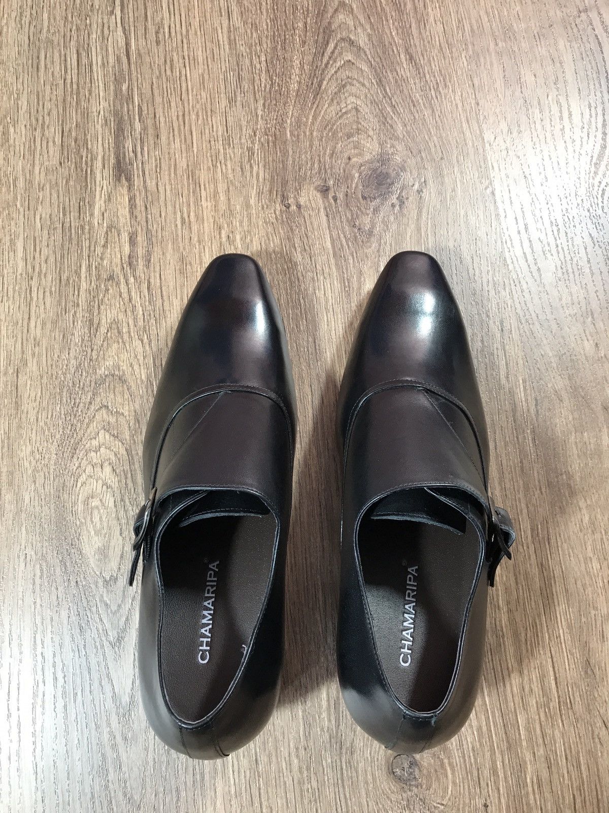 Vintage Chamaripa Monk Strap Height Increase 7CM/2,76 Inches Size US 9 / EU 42 - 2 Thumbnail
