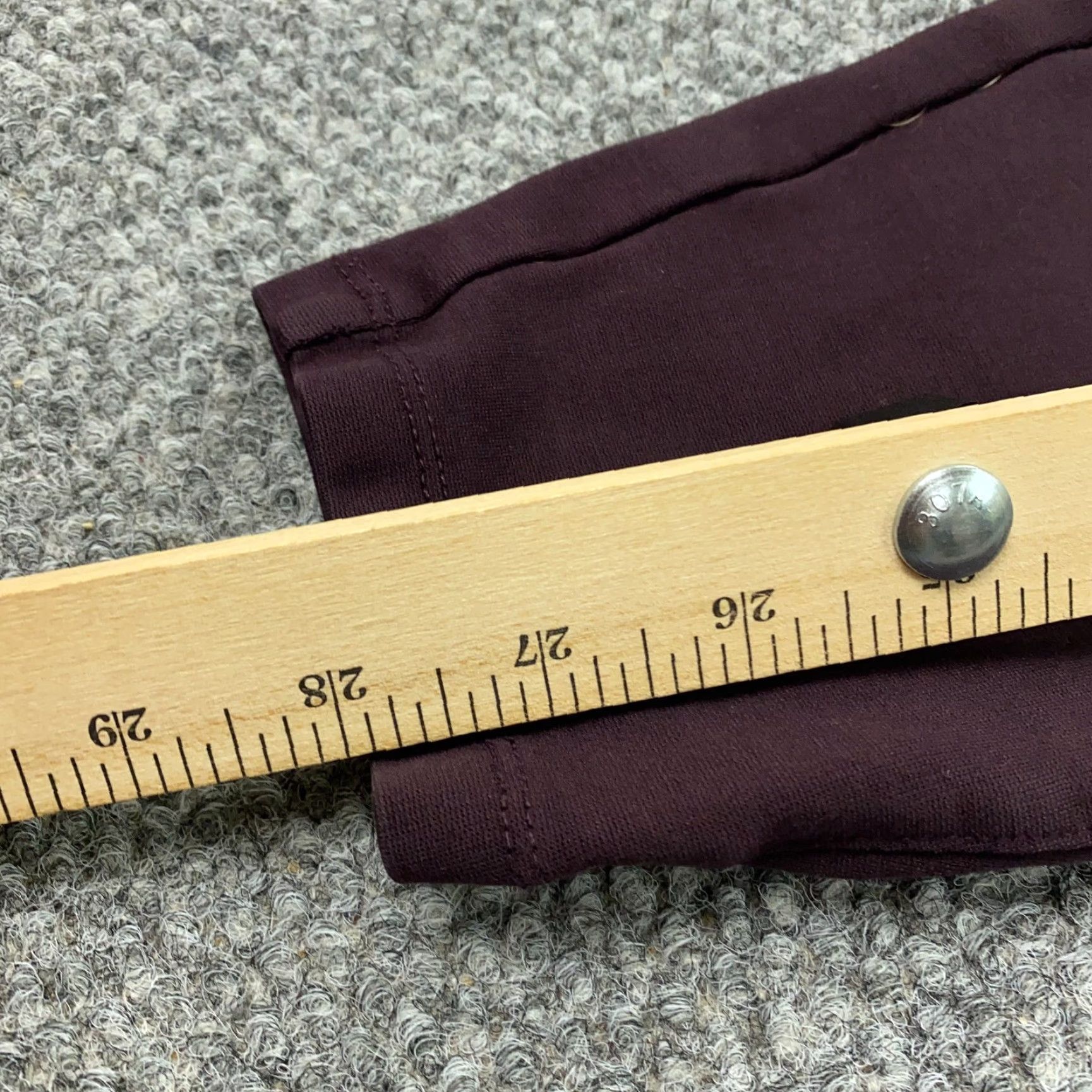 Vintage Liverpool Pants Womens Size 12 Purple Mid-Rise Business Casual Office Pants Size 34" / US 12 / IT 48 - 5 Thumbnail