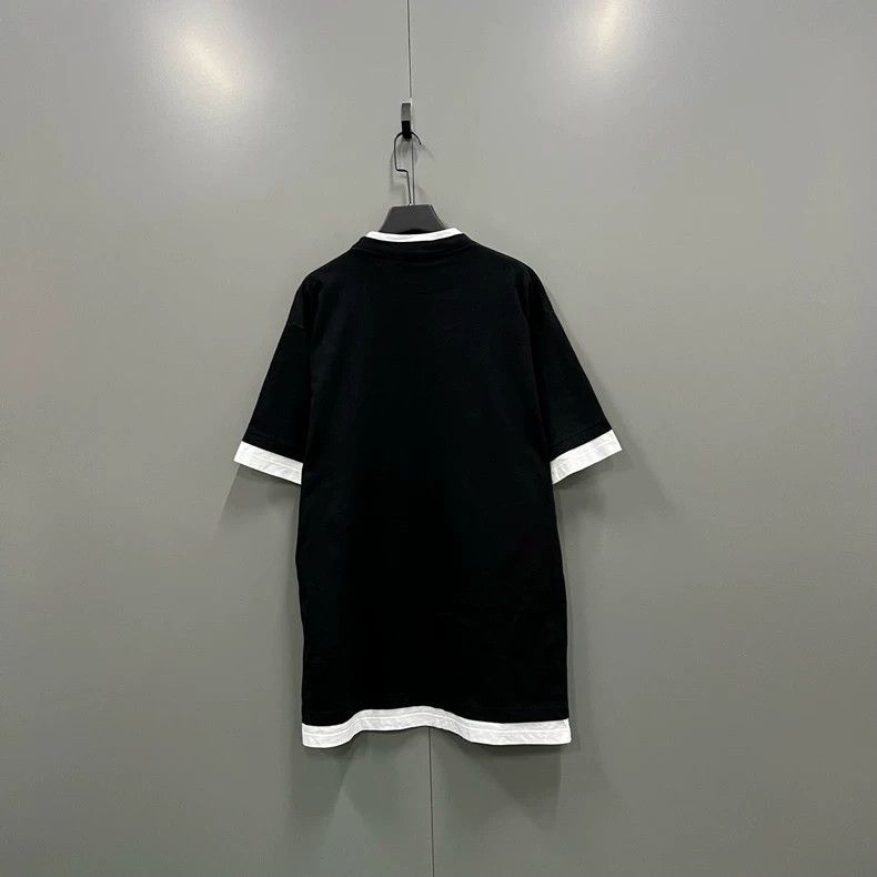 Balenciaga Balenciaga Fake Two-Piece Embroidered Logo Short Sleeve Size US XS / EU 42 / 0 - 2 Thumbnail
