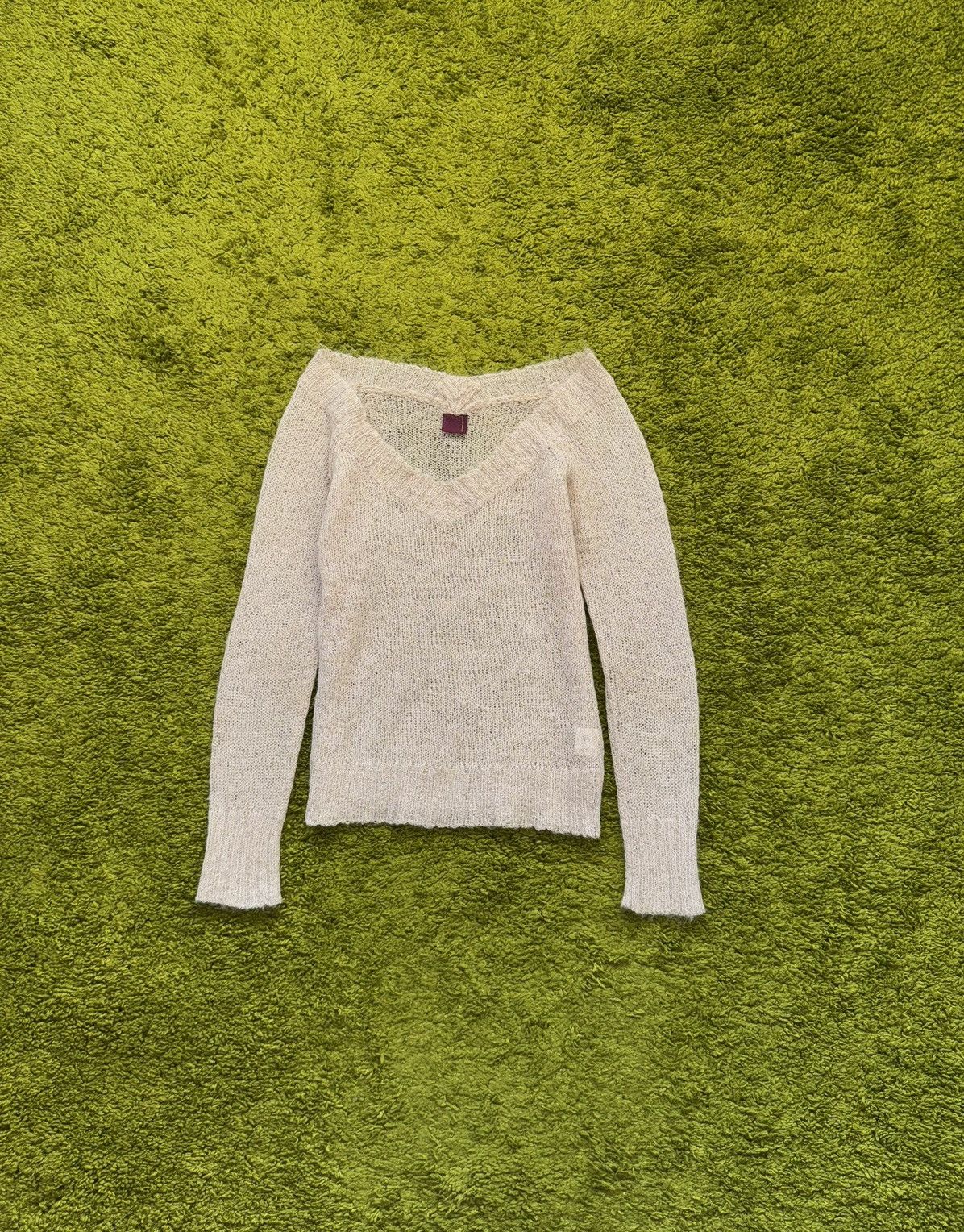 If Six Was Nine 🇯🇵 Preview# Japanese mesh spider web mohair blend sweater Size S / US 4 / IT 40 - 1 Thumbnail