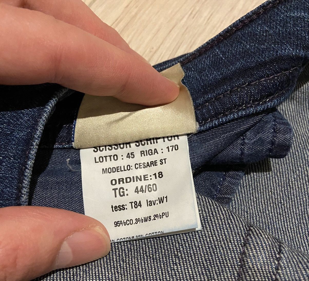 Other Scissor Scriptor tailor denim handmade jeans Size US 44 / EU 60 - 9 Thumbnail