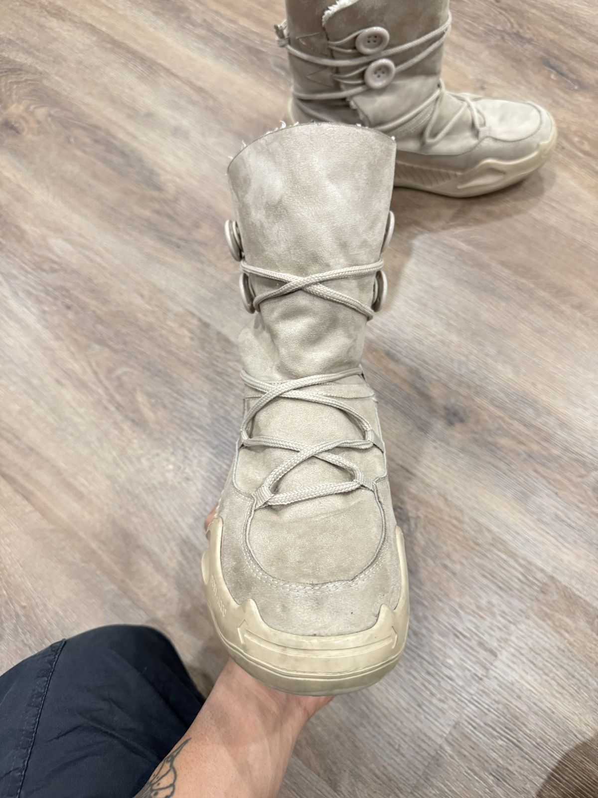 Off-White Off-White™ DDSY-1000 Suede Boots – 2013 Virgil Abloh Archive Size US 9 / IT 39 - 4 Thumbnail