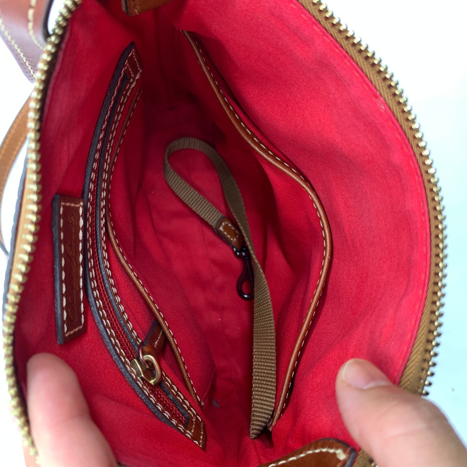 Dooney & Bourke Dooney & Bourke Leather Crossbody Purse Lizard Embossed Size ONE SIZE - 3 Thumbnail
