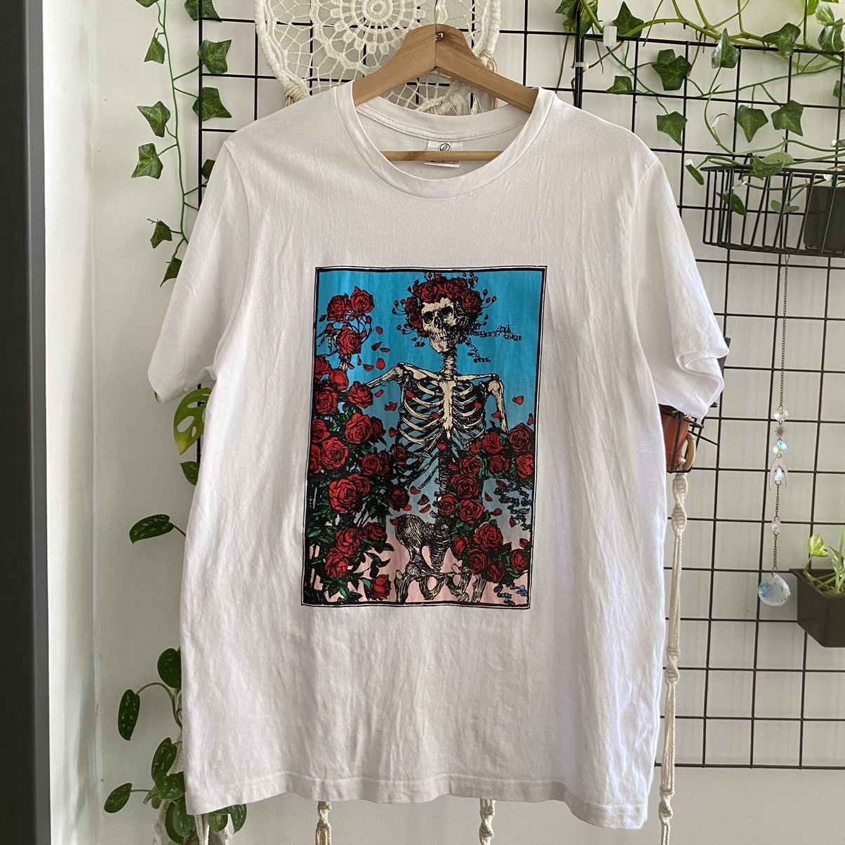 Grateful Dead Grateful Dead Skull And Roses Rock Band ERD GRUNGE VINTAGE T Size US L / EU 52-54 / 3 - 1 Thumbnail