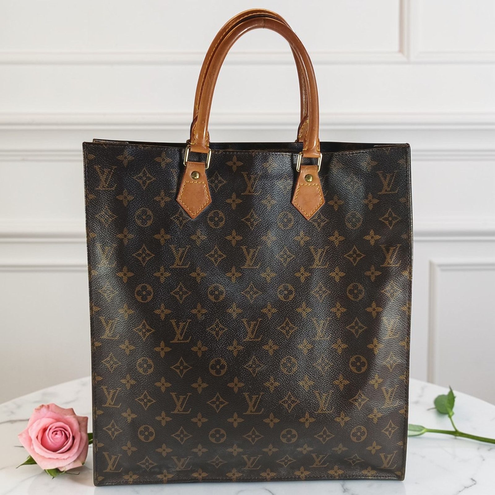 Louis Vuitton Louis Vuitton Monogram Sac Plat Vintage Tote Bag Size ONE SIZE - 1 Thumbnail
