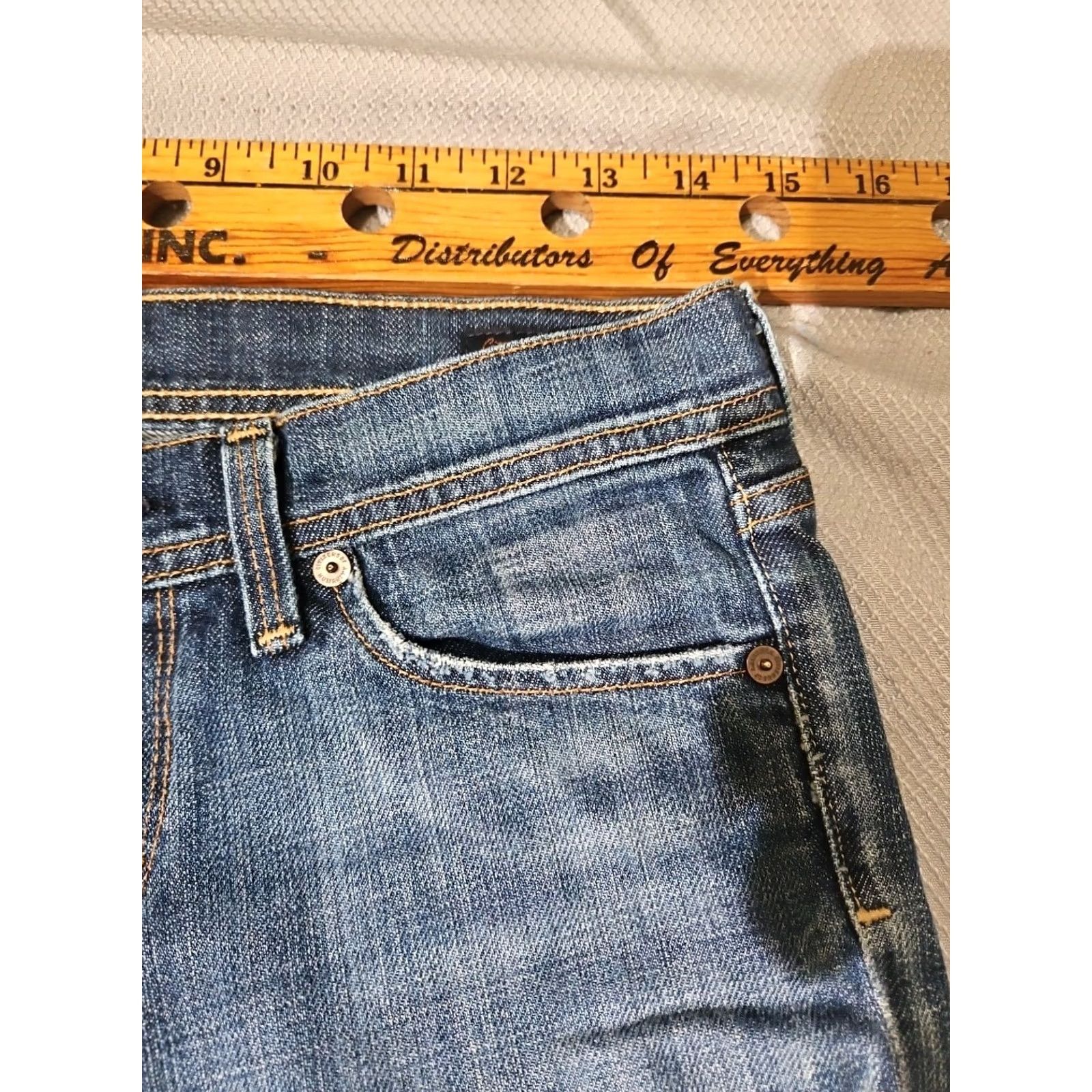 Citizens Of Humanity Citizens of Humanity Jeans Womens 26 Dark Wash Low Waist Flare Zip Button Size 26" / US 2 / IT 38 - 6 Thumbnail