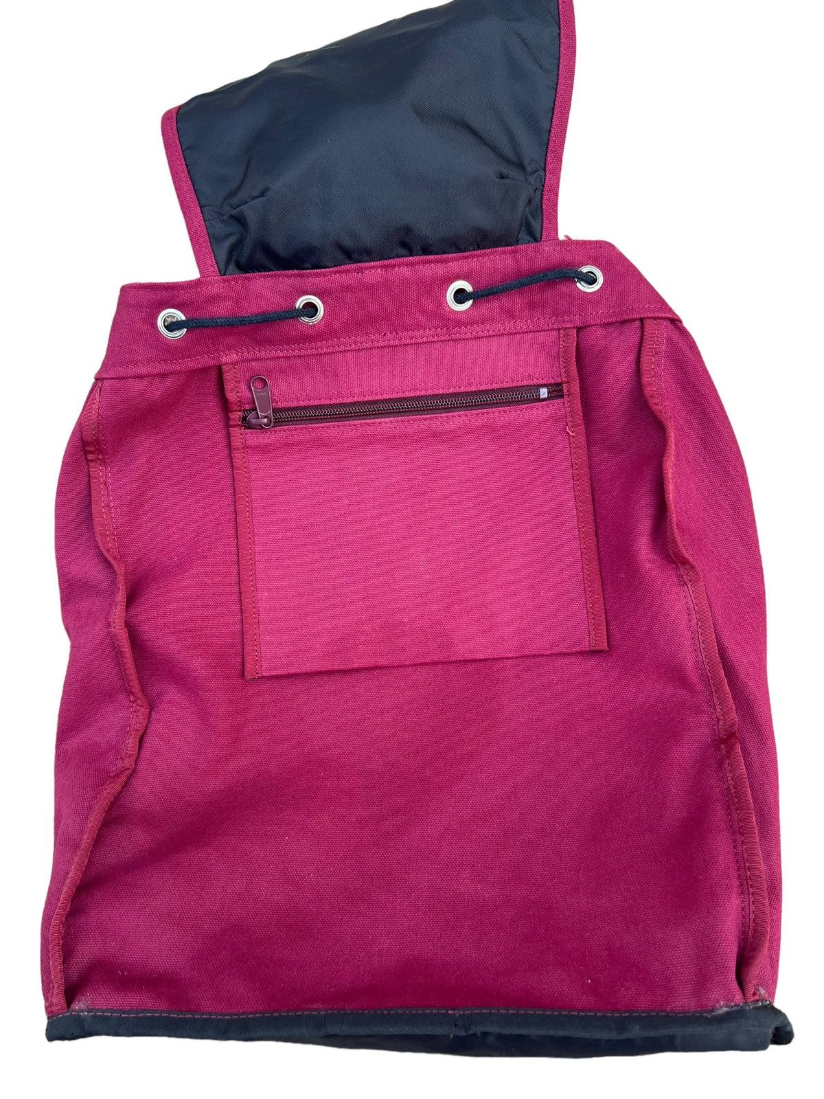 Sifury VTG Sifury Japan Hybrid Cotton Suede Leather Backpack Bag Size ONE SIZE - 23 Thumbnail