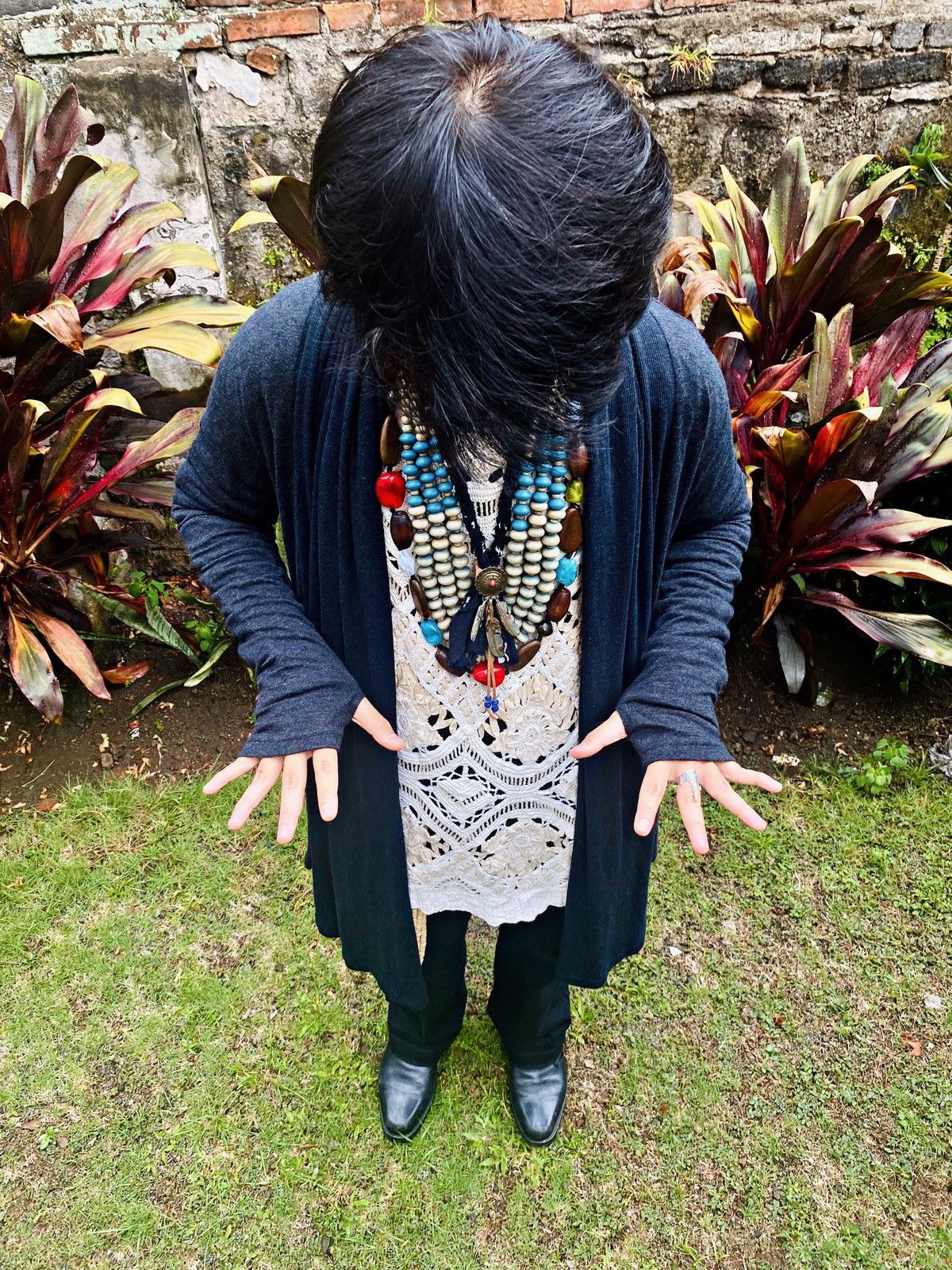 Japanese Brand 2000s Schlussel - Indie Sleaze Cardigan Size US M / EU 48-50 / 2 - 5 Thumbnail