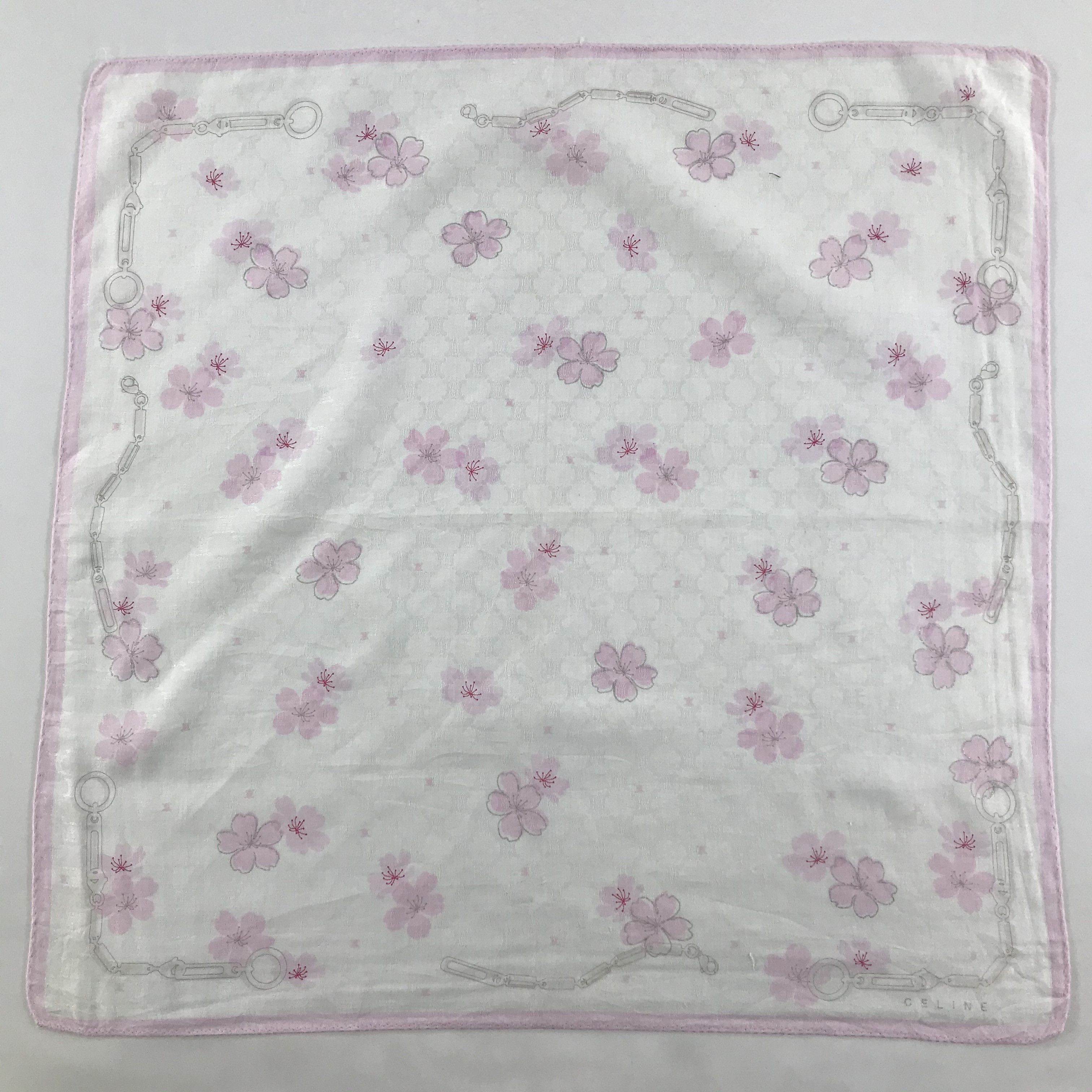Celine × Vintage Celine Bandana / Handkerchief / Neckerchief - S1464 Size ONE SIZE - 1 Thumbnail