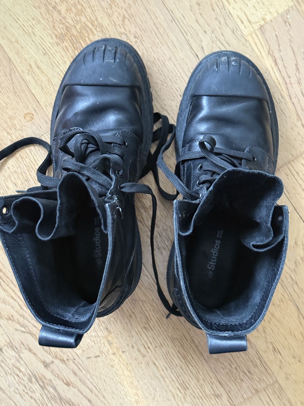 Acne Studios Acne Studios Trooper combat boots black Size US 8 / EU 41 - 5 Thumbnail