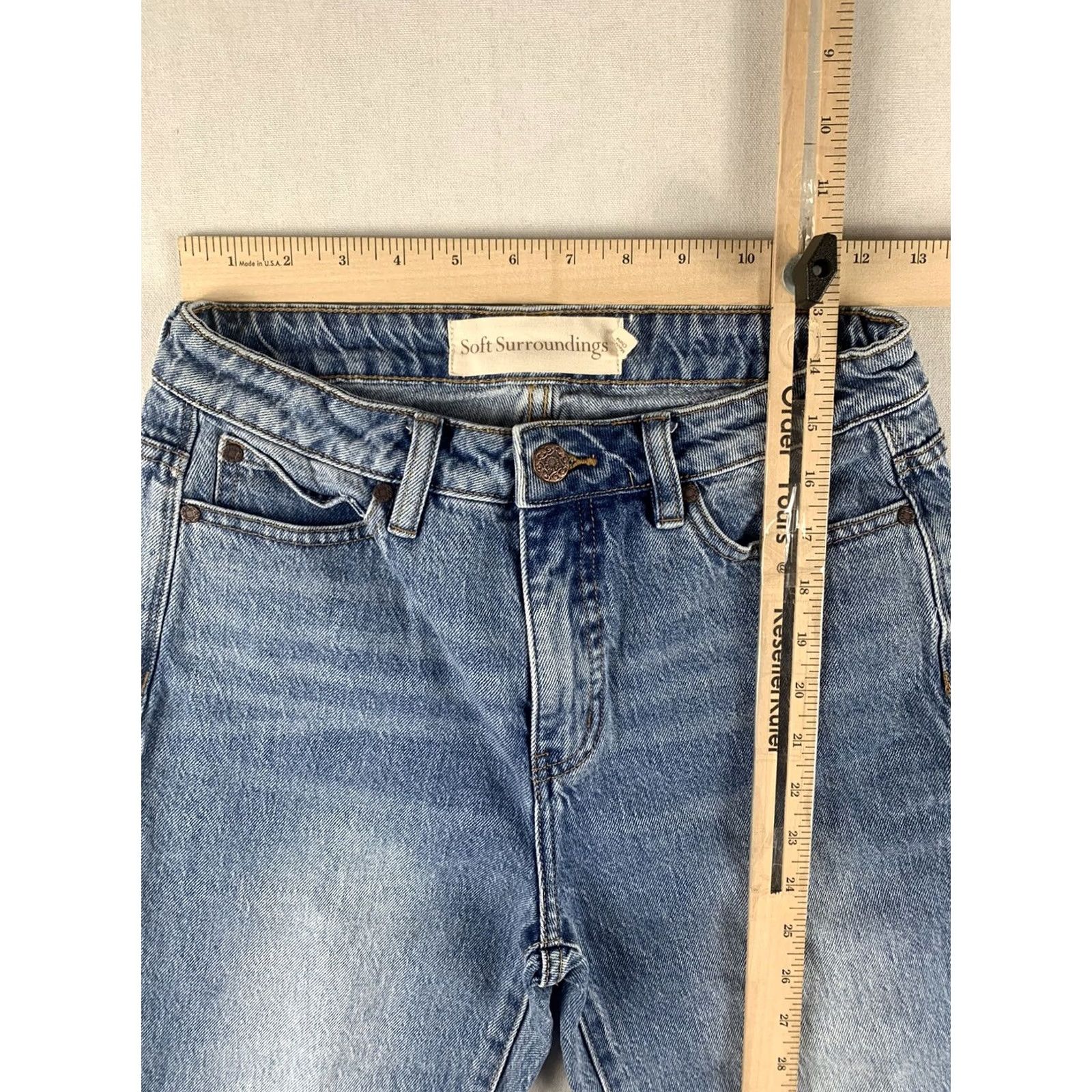Soft Surroundings SOFT SURROUNDINGS Jeans WOMENS Blue Size 4 Belt Loops Pockets Denim Size 27" / US 4 / IT 40 - 7 Thumbnail