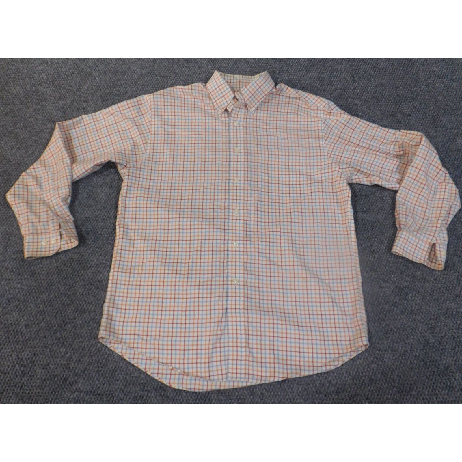 Brooks Brothers Brooks Brothers Shirt Mens Medium Red Beige Plaid Button-Up Casual Size US M / EU 48-50 / 2 - 3 Thumbnail