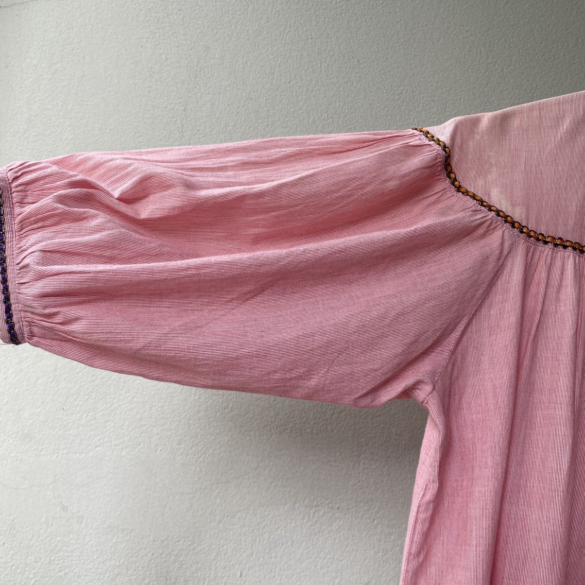 Ne-Net Ne-net Pink Puff Sleeve Babydoll Blouse Size XS / US 0-2 / IT 36-38 - 21 Thumbnail