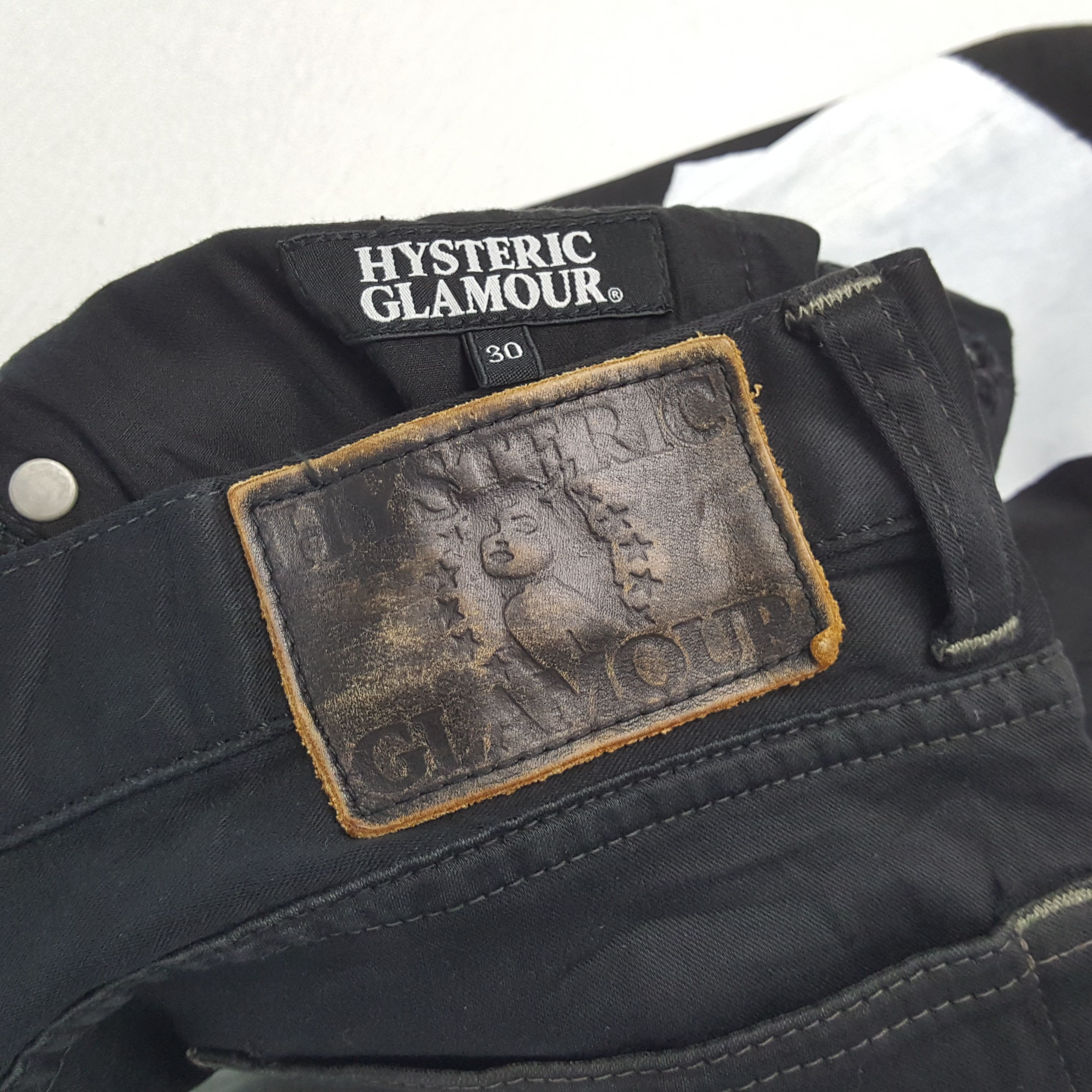 Hysteric Glamour × Japanese Brand × Vintage HYSTERIC GLAMOUR Japanese Brand Custom Art Jeans Size 31" - 14 Thumbnail