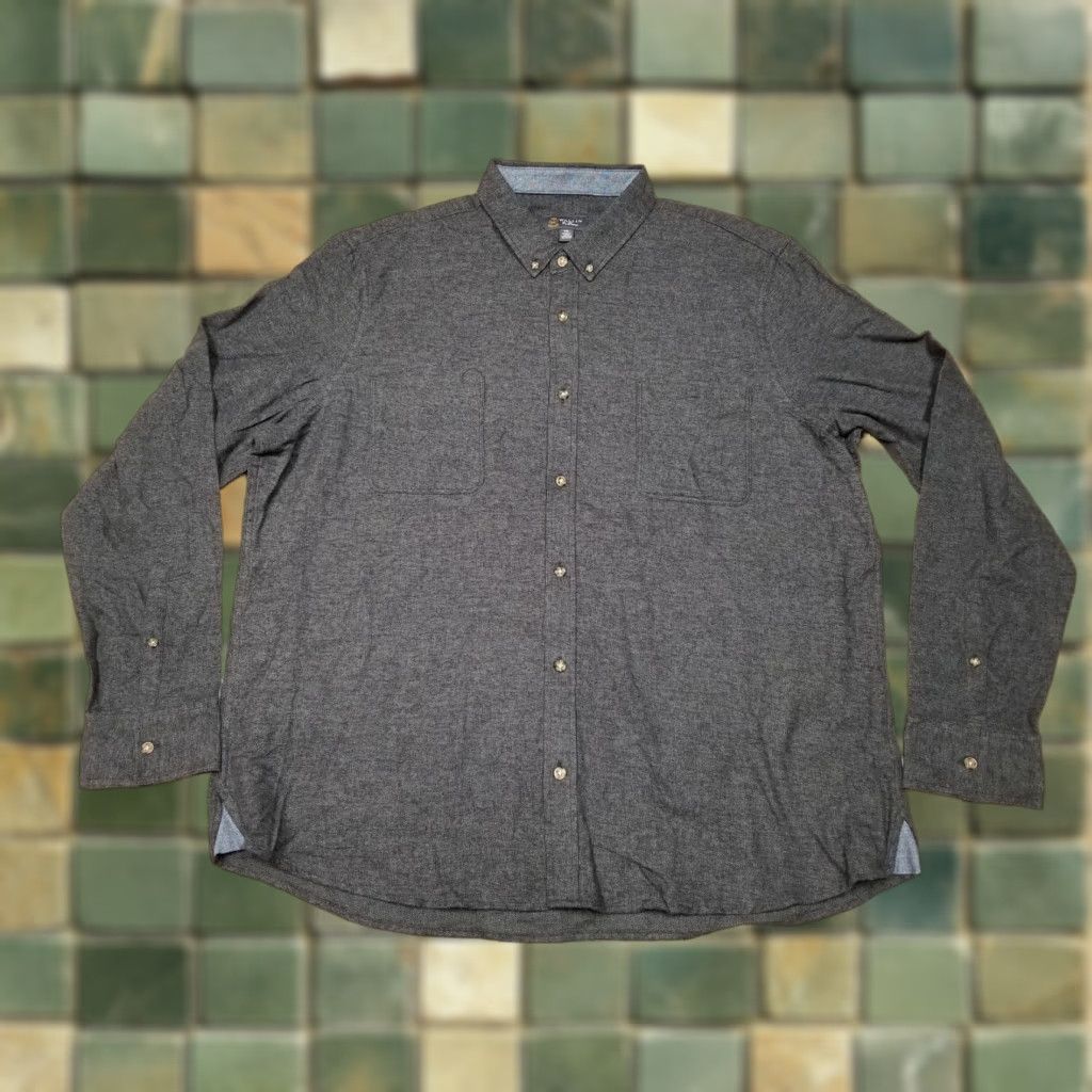 Vintage Wallin & Bros. Shirt Mens 2XL Blue 100% Cotton Long Sleeve Button-Up Casual Size US XXL / EU 58 / 5 - 1 Thumbnail