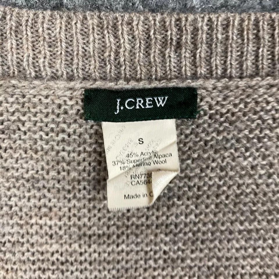 J.Crew J Crew Sweater Women's Small Superfine Alpaca 3/4 Sleeve S Size S / US 4 / IT 40 - 3 Thumbnail