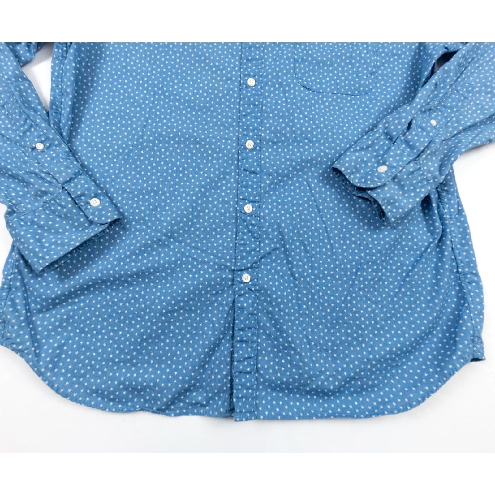J.Crew J.CREW Men's Long Sleeve Button Down Shirt XL Blue Slim Fit Preppy Size US XL / EU 56 / 4 - 3 Thumbnail