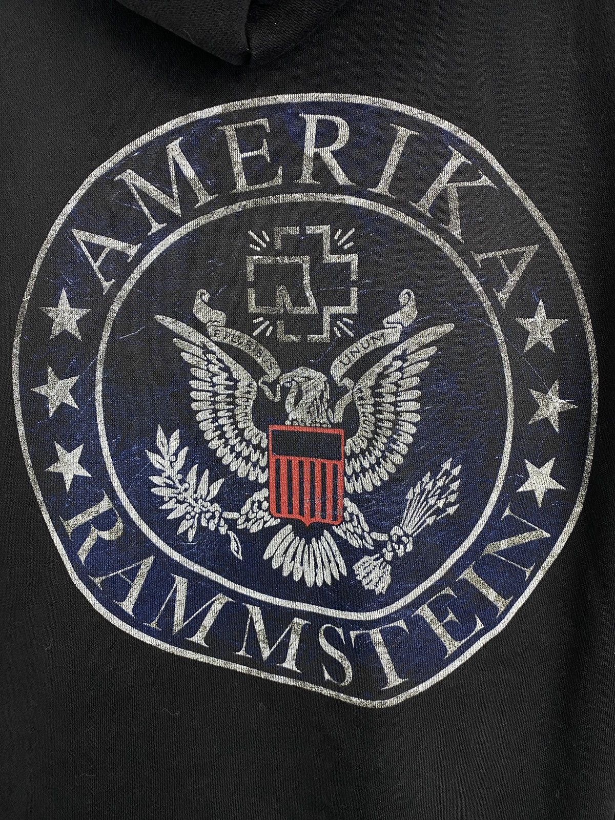 Band Tees Vintage Rammstein Were All Living In Amerika Zip Hoodie Size US M / EU 48-50 / 2 - 4 Thumbnail