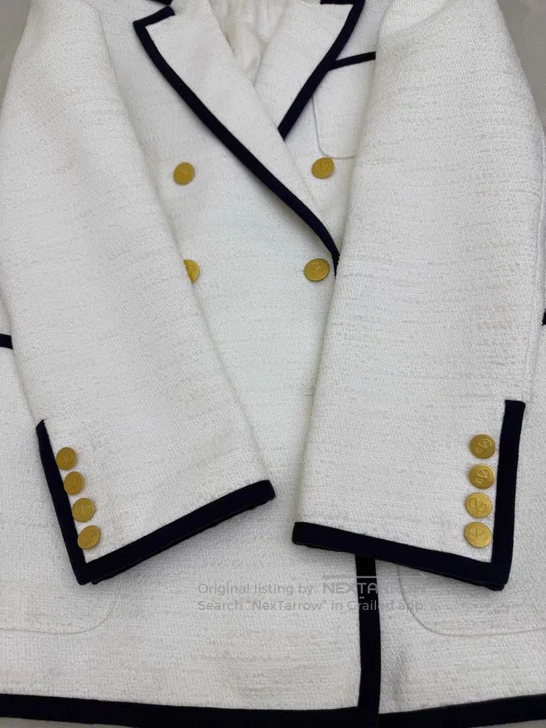 Valentino Valentino Tweed lapel small fragrant blazer Size XS / US 0-2 / IT 36-38 - 5 Thumbnail
