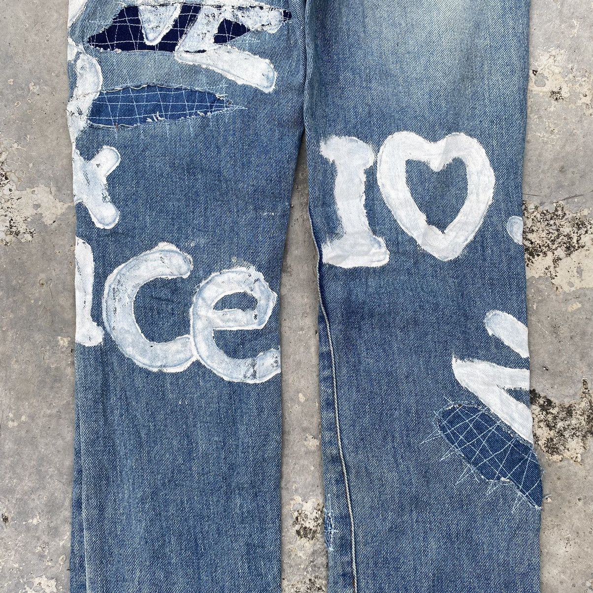 If Six Was Nine vintage classic members patchwork ripped denim jeans Size US 28 / EU 44 - 10 Thumbnail