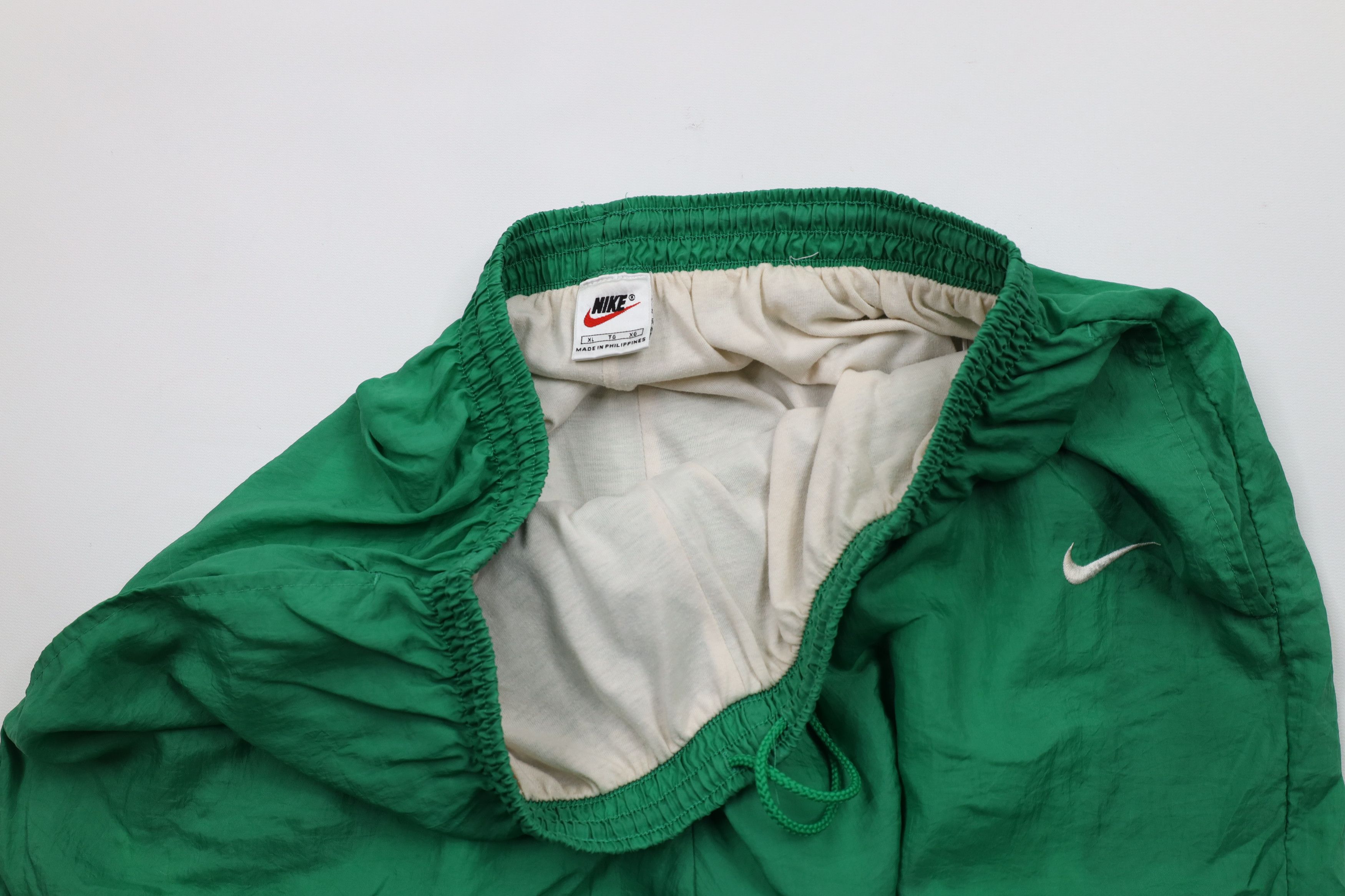 Nike × Vintage Vintage 90s Nike Scott Mini Swoosh Lined Joggers Pants Green Size US 38 / EU 54 - 8 Thumbnail