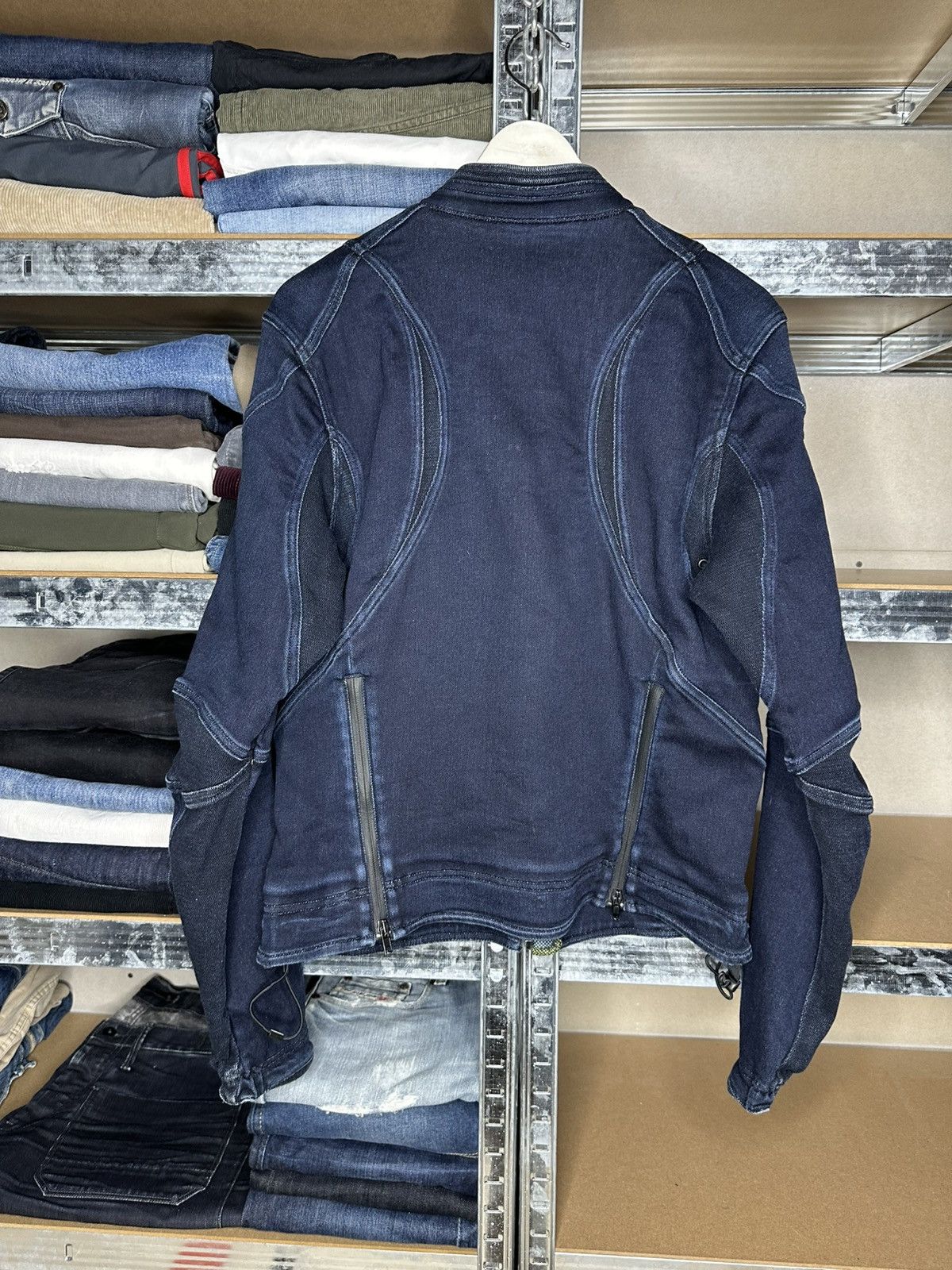 Diesel Diesel Jogg Jeans RUNX Hybrid Jacket Denim Sweat Technical Size US L / EU 52-54 / 3 - 2 Thumbnail
