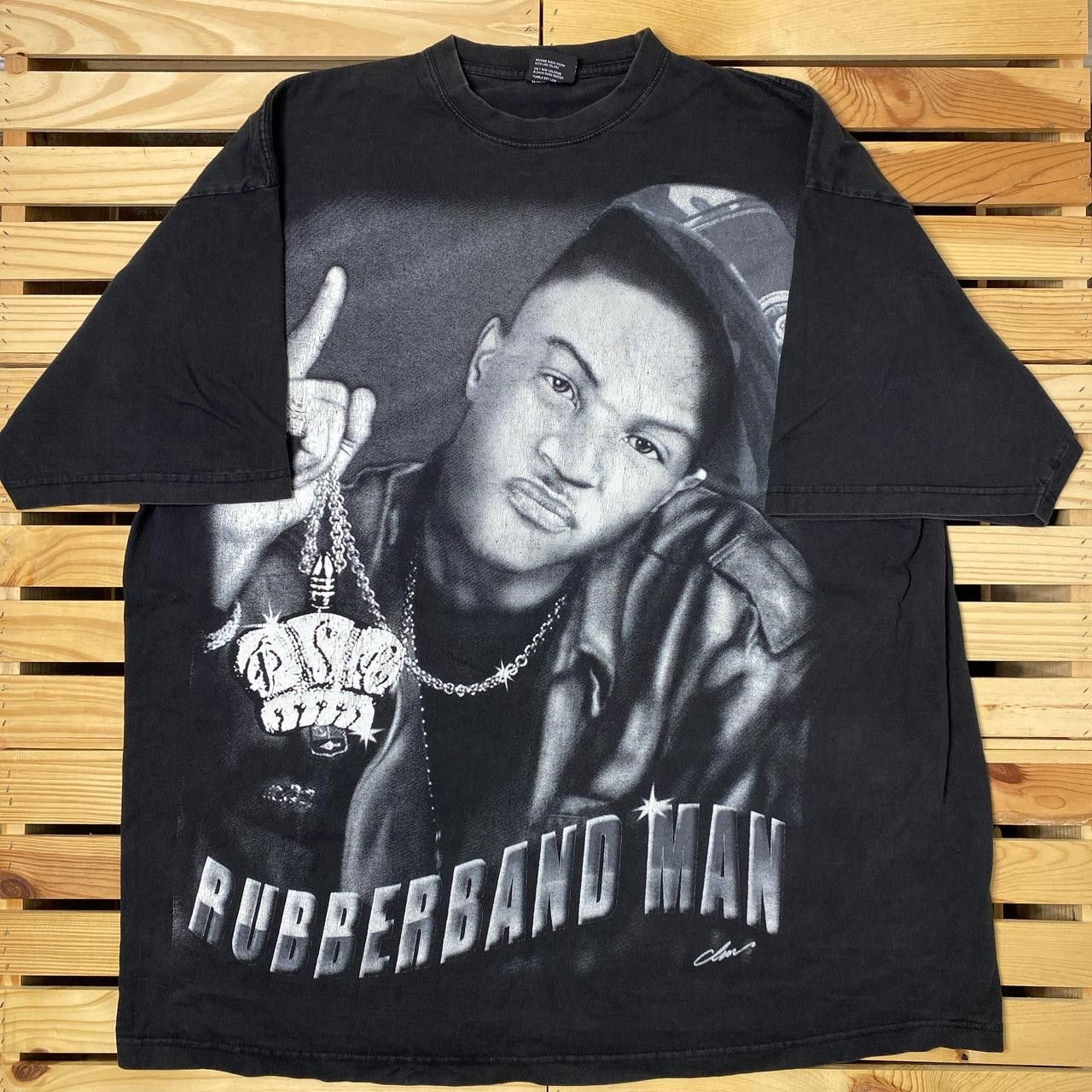 Griffin Vintage T.I. Rubber Band Man Faded Black Rap Tee Size 3XL Size US XXL / EU 58 / 5 - 1 Thumbnail