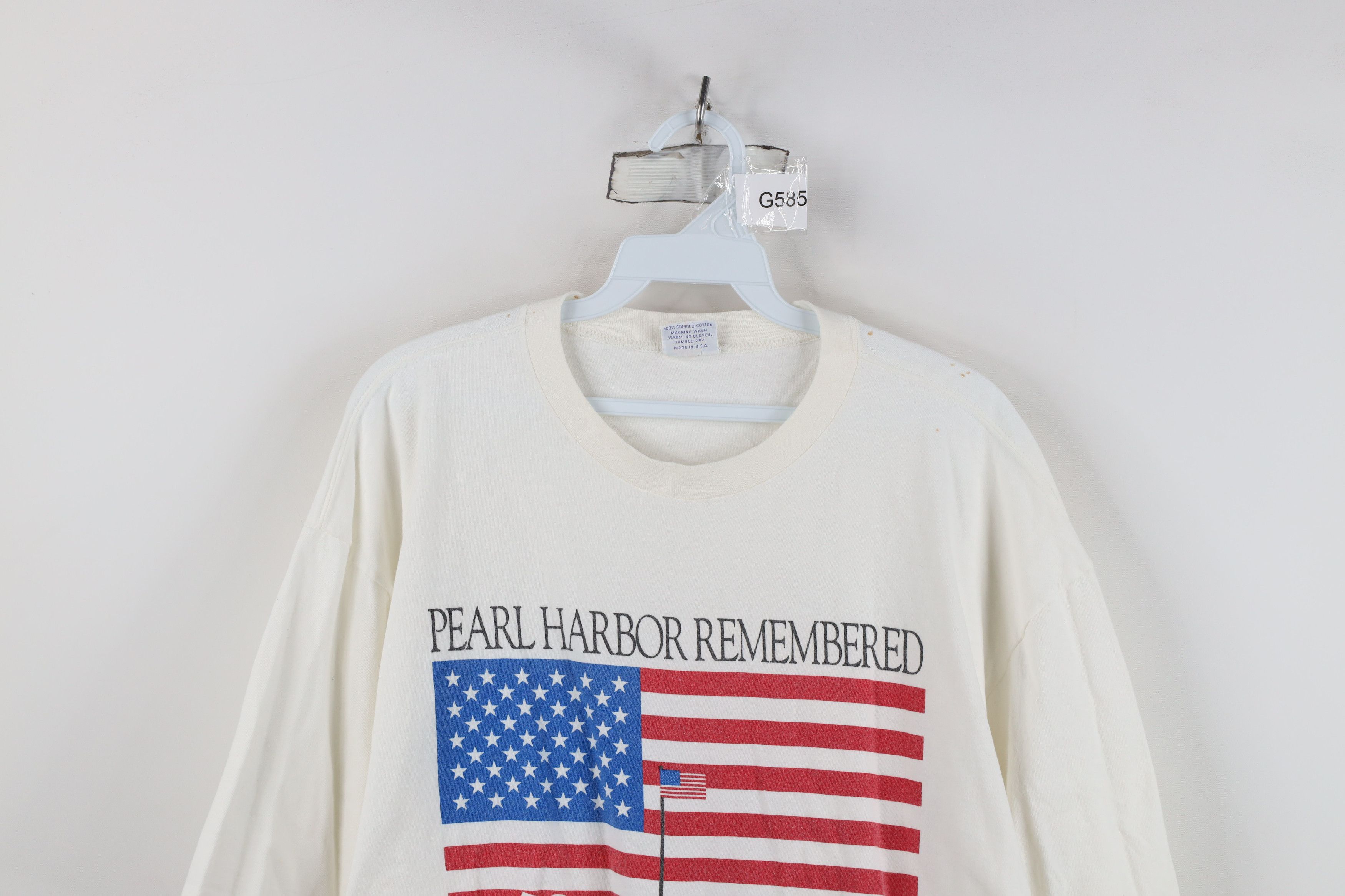 Vintage Vintage 90s 50th Anniversary Harbor Remembered T-Shirt USA Size US XL / EU 56 / 4 - 2 Thumbnail